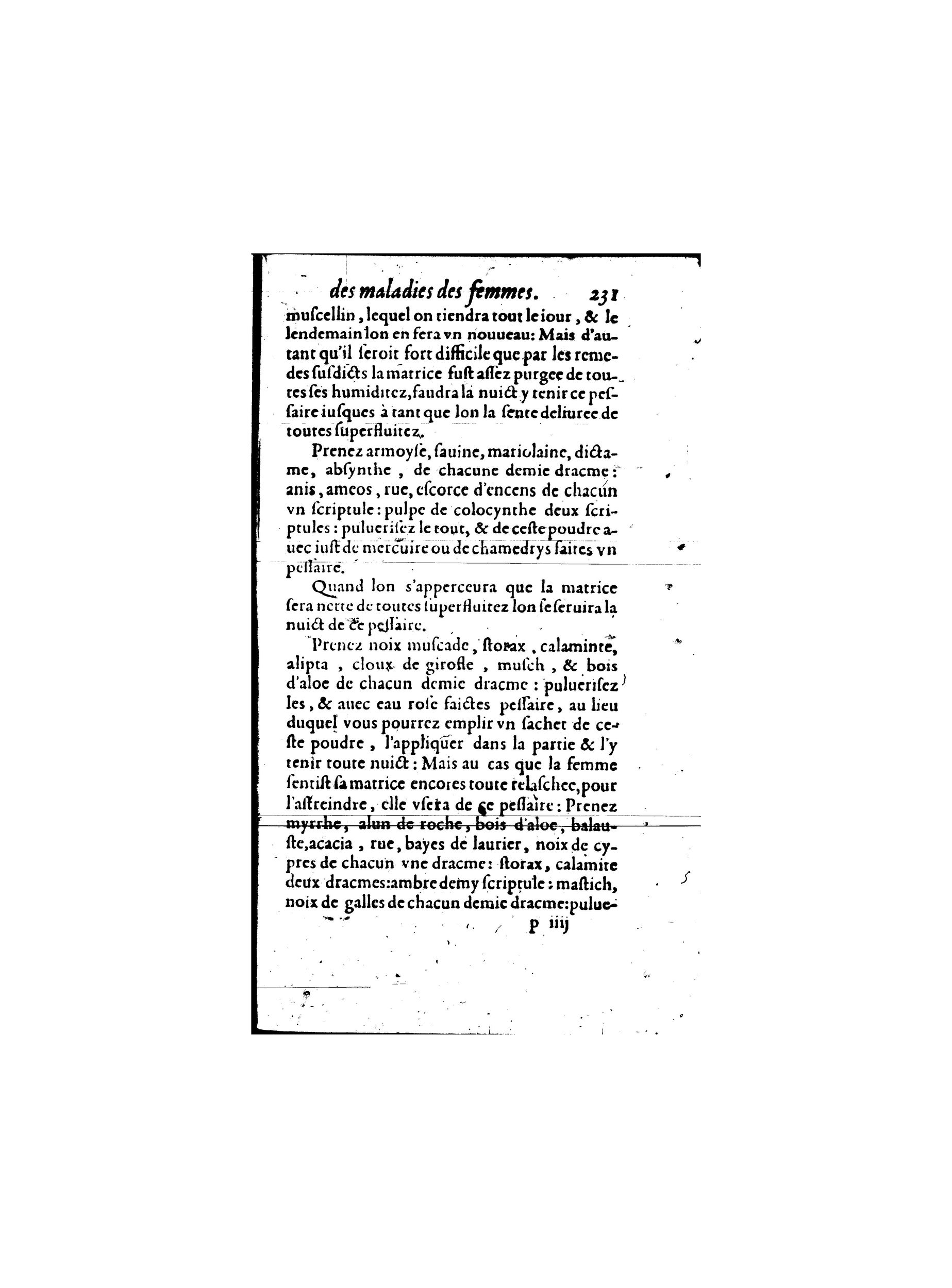 1587 - Jacques du Puis - Trésor des remèdes secrets pour les maladies des femmes - BnF