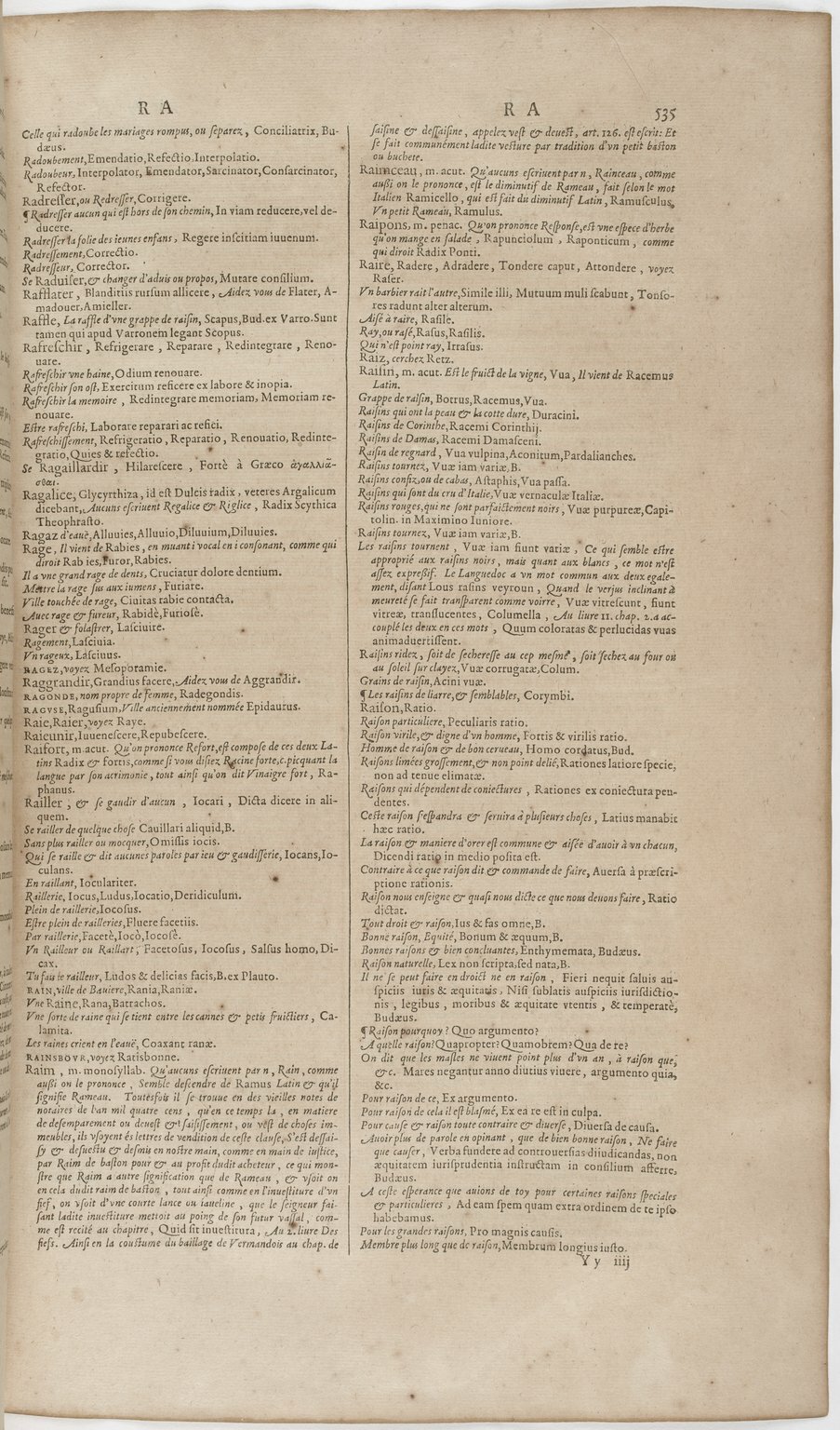 1606 - David Douceur - Trésor de la langue française - BnF 1606 - David Douceur - Trésor de la langue française - BnF