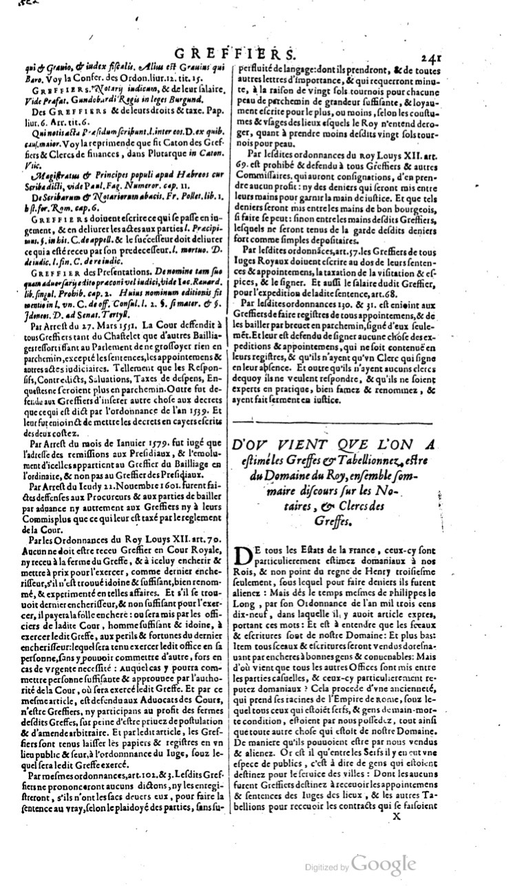1629 - Veuve Nicolas Buon - Trésor du droit français (21754 T. 2) - BM Lyon