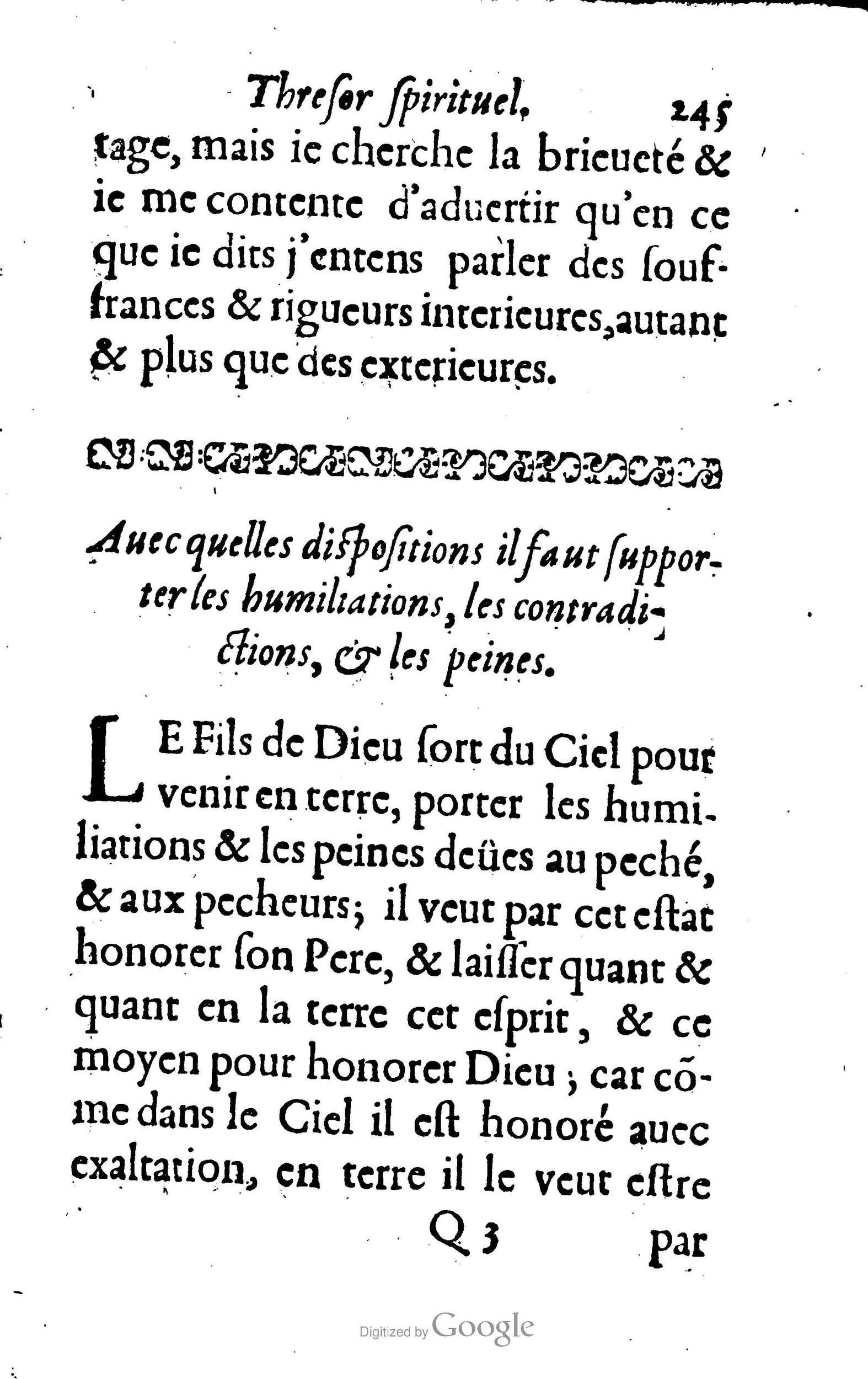 1633 - François Waudré - Trésor spirituel contenant les excellences du christianisme - BM Lyon