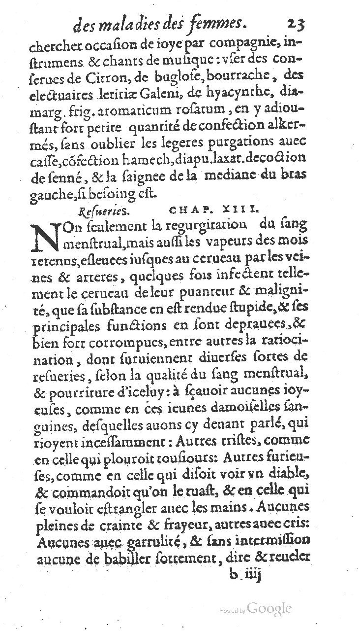1585 - Jacques du Puis - Trésor des remèdes secrets pour les maladies des femmes - BnF