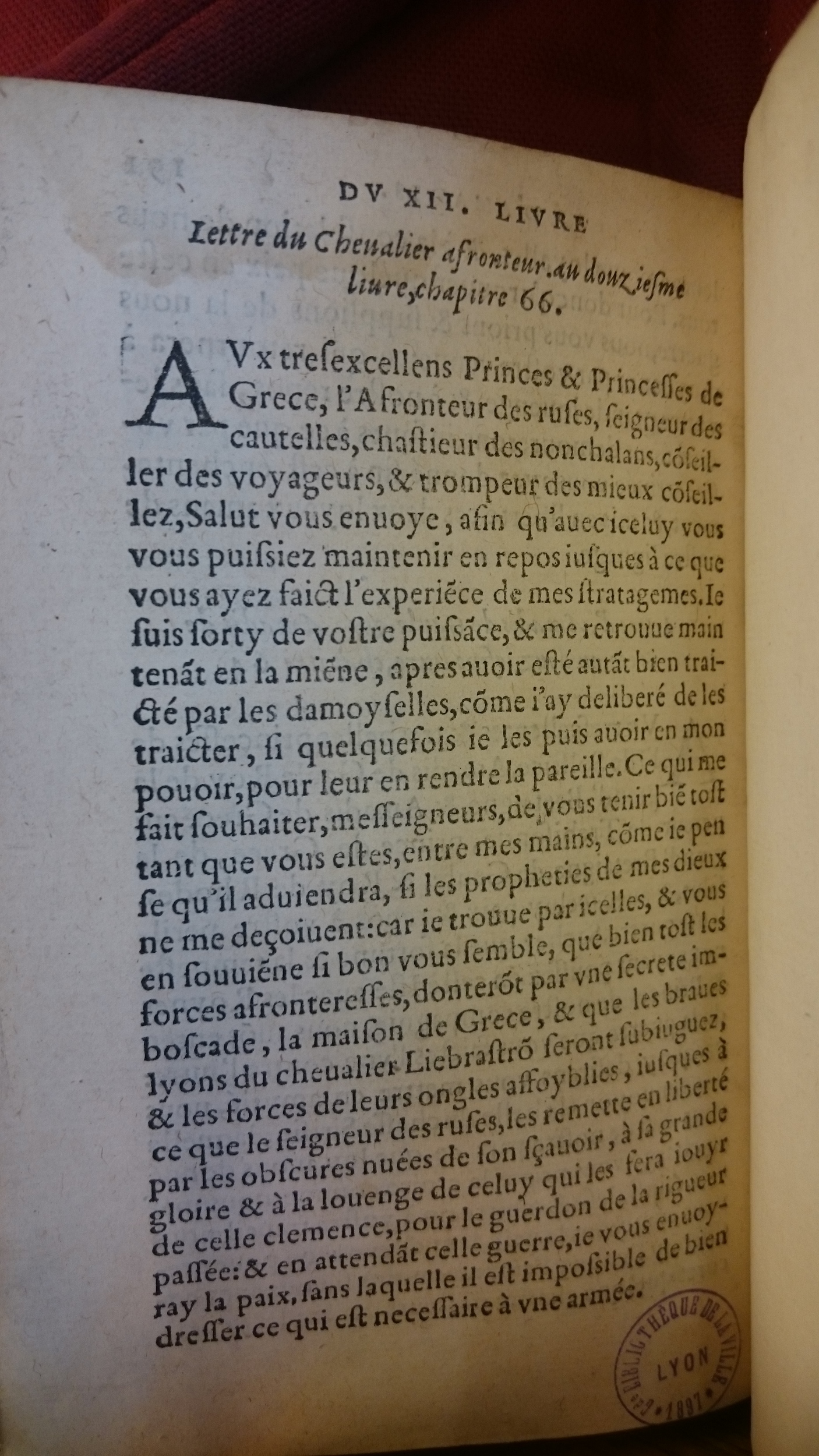 1559 - Jean Longis et Robert Le Mangnier - Trésor des Amadis - BM Lyon 1559 - Jean Longis et Robert Le Mangnier - Trésor des Amadis - BM Lyon