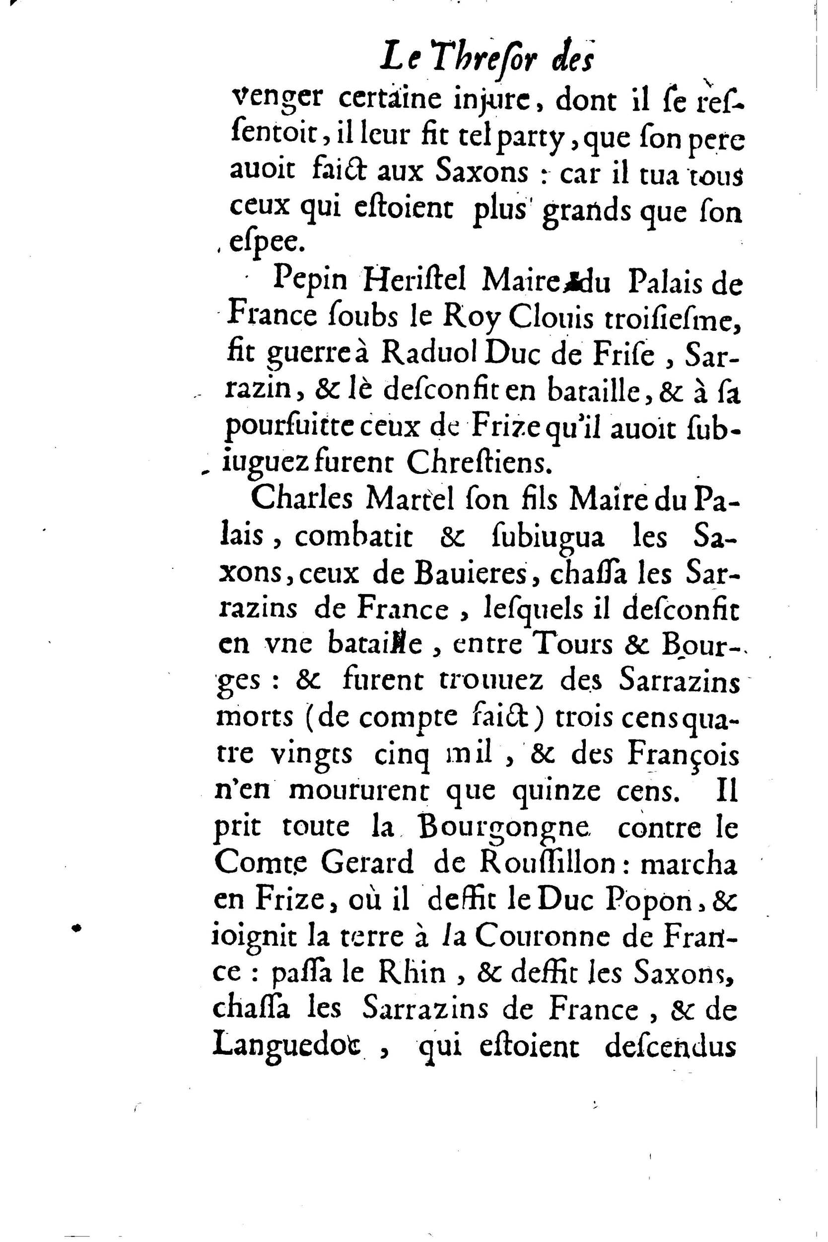 1633 - Jean Corrozet - Trésor des histoires de France - BM Lyon 1633 - Jean Corrozet - Trésor des histoires de France - BM Lyon