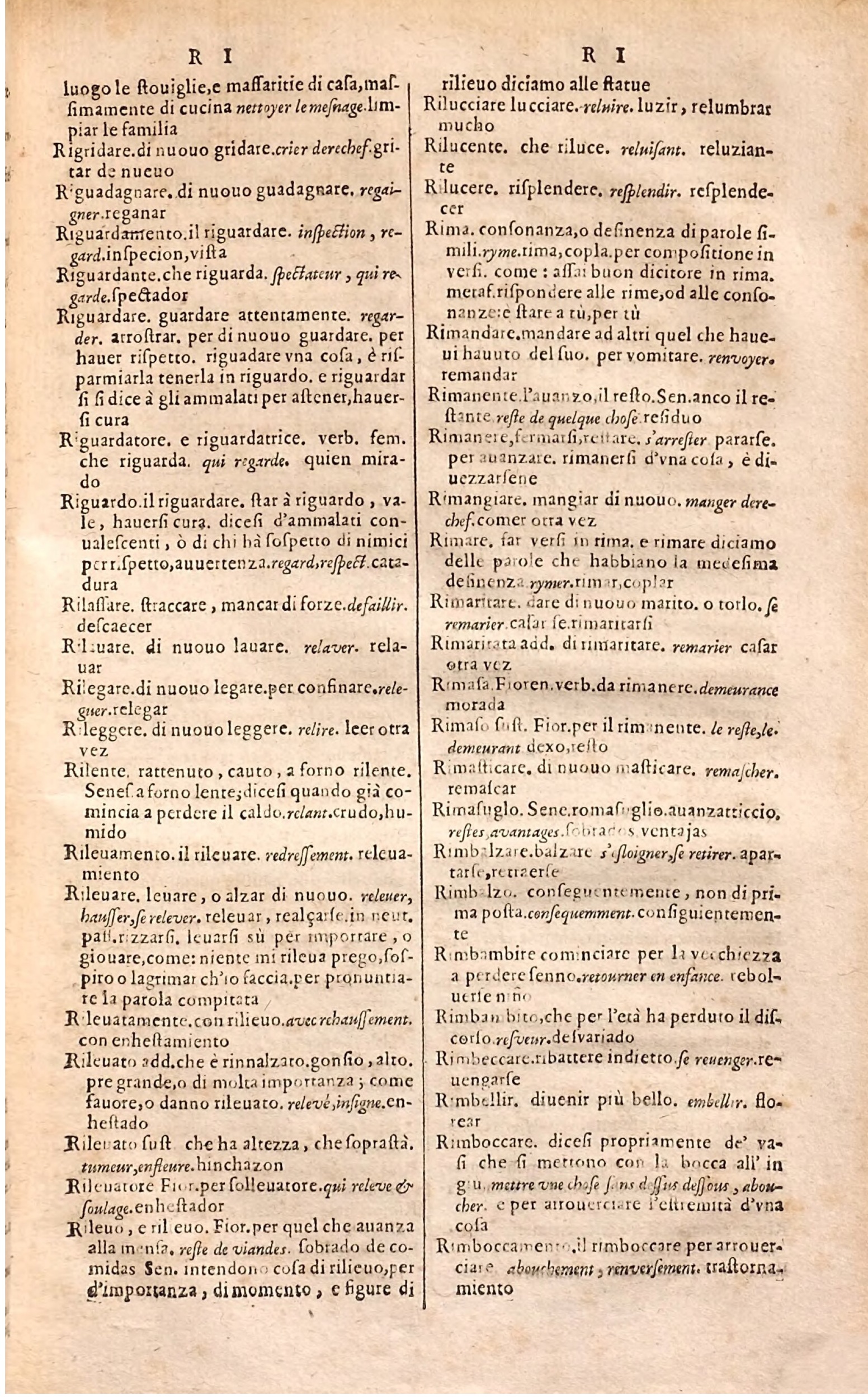 1627 - Jacques Crespin - Trésor des trois langues (Troisième partie) - Regensburg