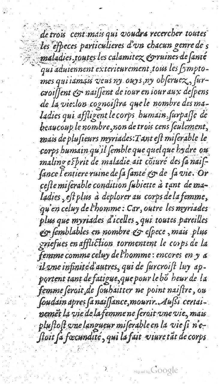 1585 - Jacques du Puis - Trésor des remèdes secrets pour les maladies des femmes - BnF