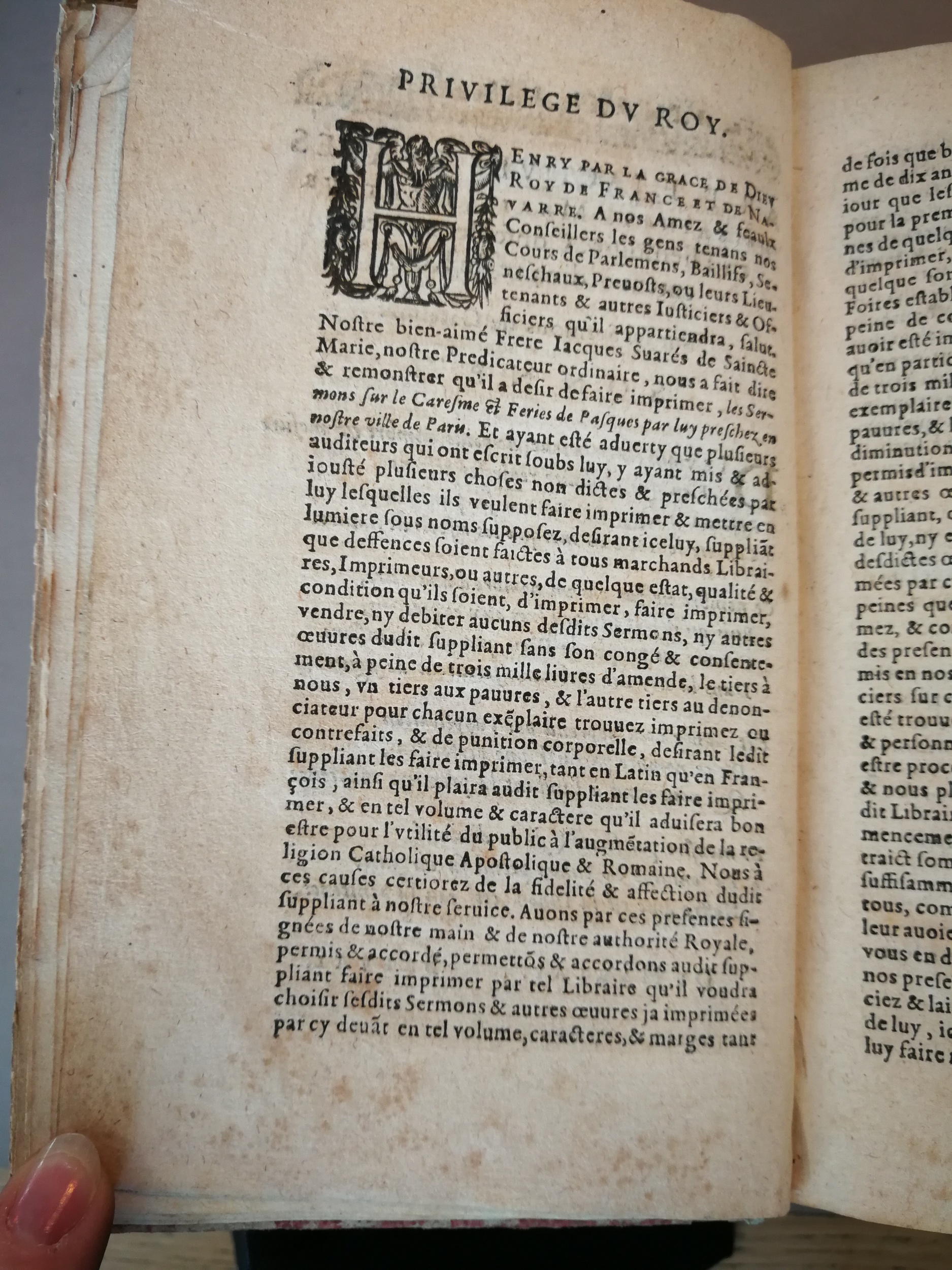 1607 - Nicolas Du Fossé - Trésor quadragésimal - BM Marseille
