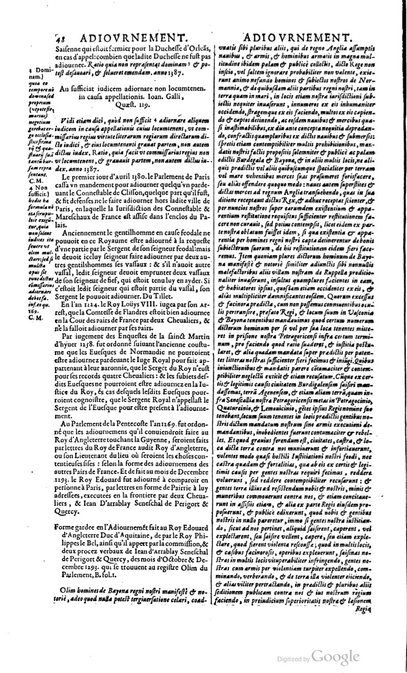 1629 - Veuve Nicolas Buon - Trésor du droit français (21754 T. 1) - BM Lyon