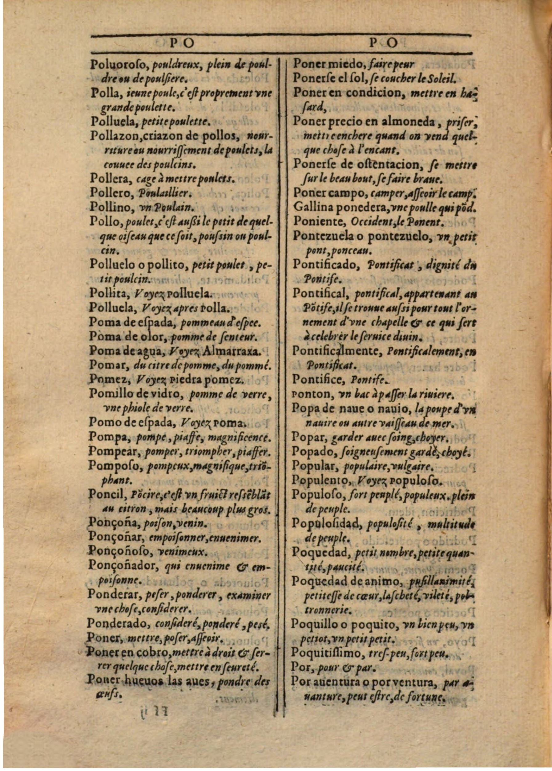 1607 - Marc Orry - Trésor des deux langues espagnole et française (Première partie) - BSB Munich 1607 - Marc Orry - Trésor des deux langues espagnole et française (Première partie) - BSB Munich