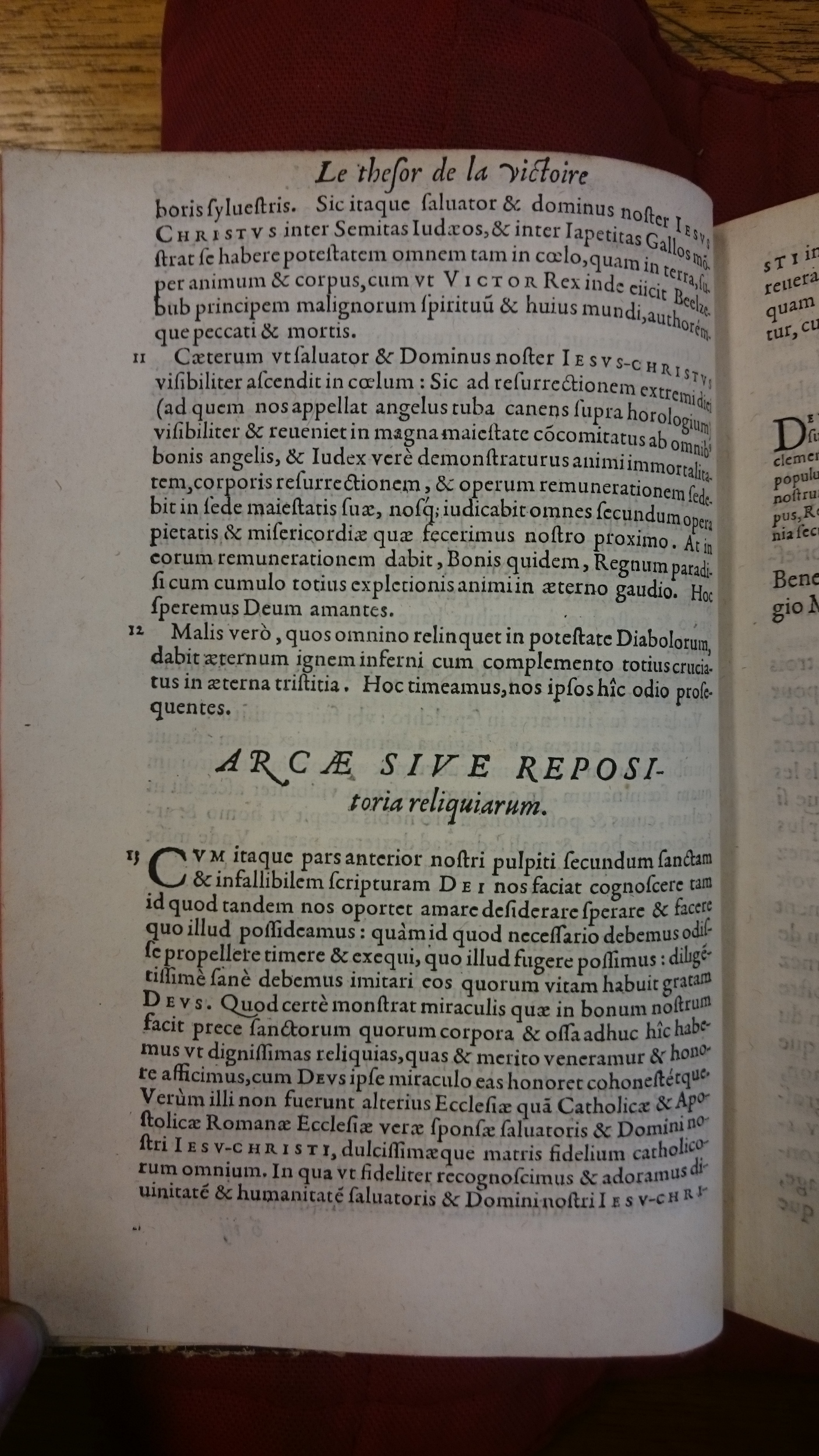 1578 - Nicolas Chesneau - Trésor et entière histoire de la triomphante victoire du corps de Dieu sur l’esprit malin - BM Lyon