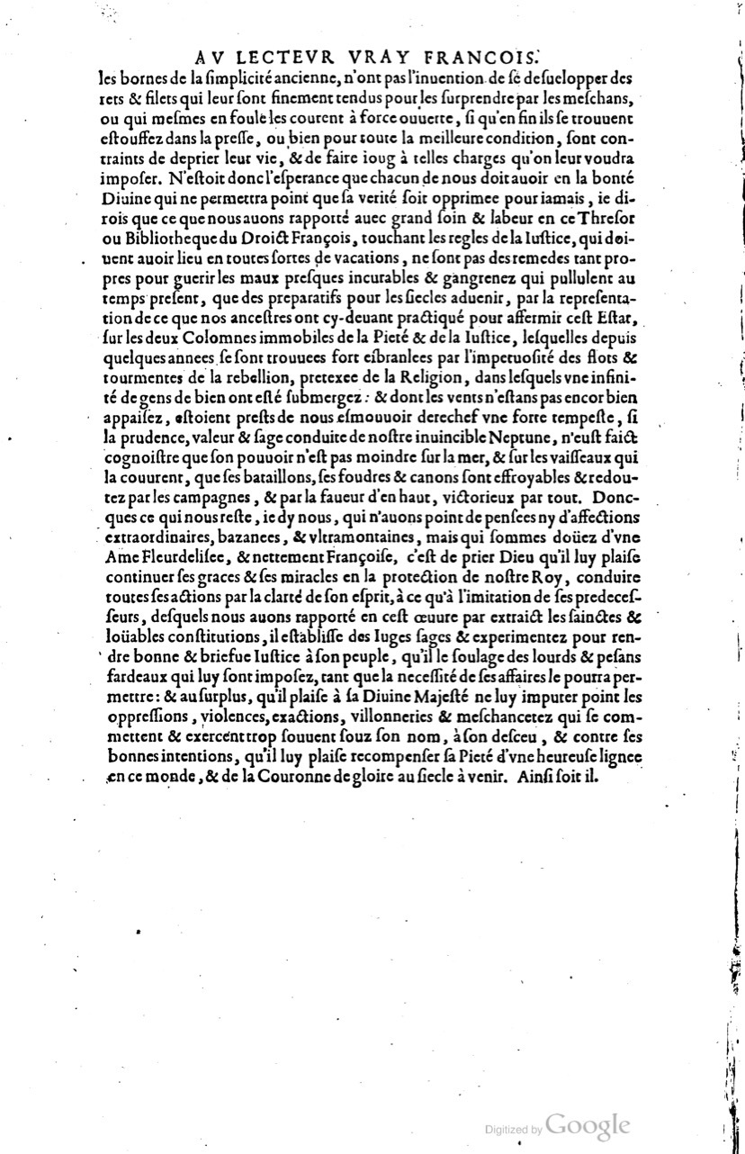 1629 - Veuve Nicolas Buon - Trésor du droit français (21754 T. 2) - BM Lyon