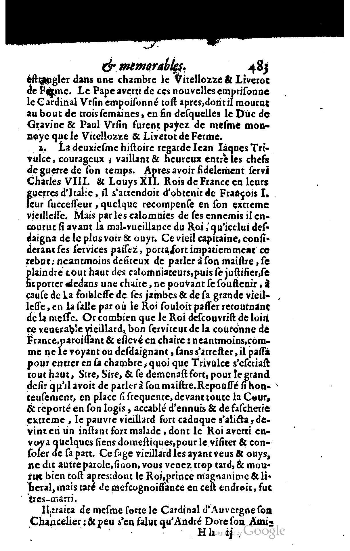 1628 - Jacques Crespin - Trésor d’histoires admirables et mémorables - BSB Munich