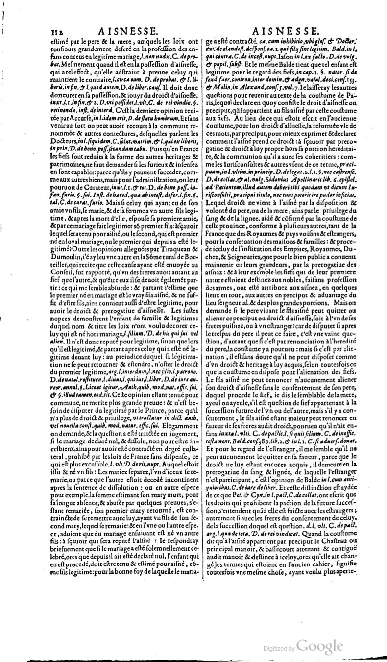 1629 - Veuve Nicolas Buon - Trésor du droit français (29620 T. 1) - BM Lyon