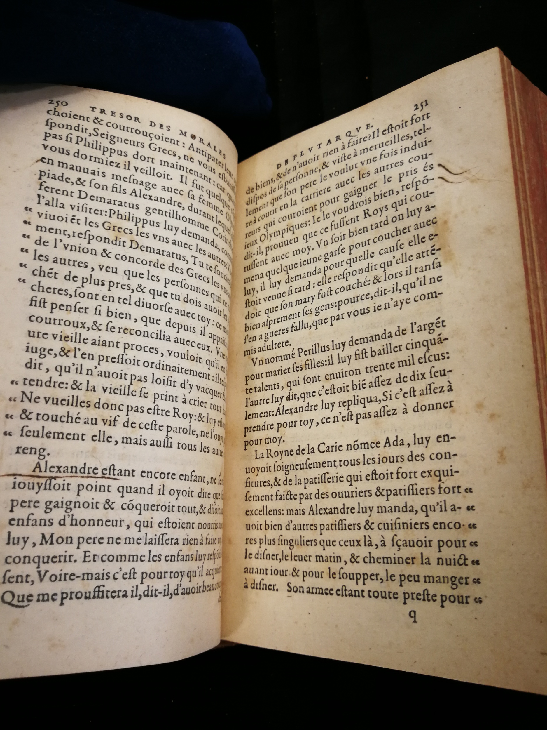1577 - Jean Poupy - Trésor des morales de Plutarque - Les Méjanes, Aix-en-Provence