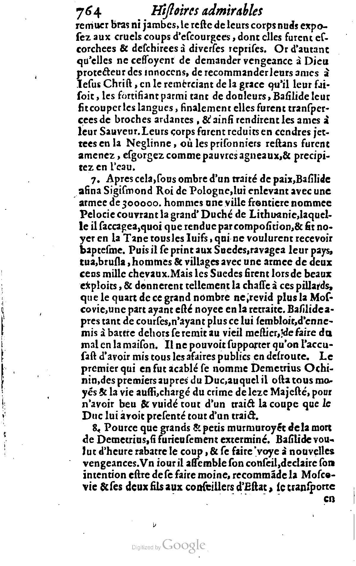 1628 - Jacques Crespin - Trésor d’histoires admirables et mémorables - BSB Munich