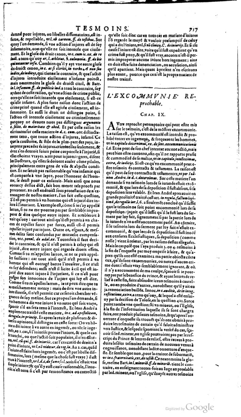 1629 - Veuve Nicolas Buon - Trésor du droit français (21754 T. 3) - BM Lyon