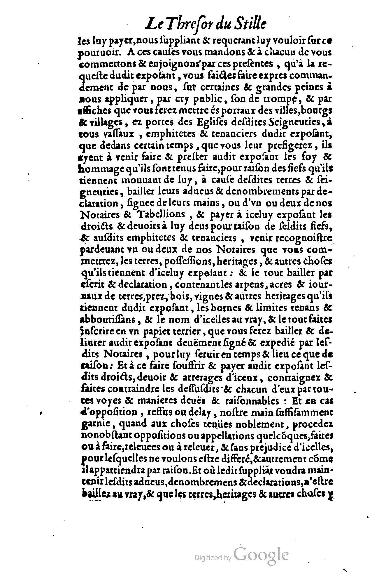 1614 - Jean Richer - Trésor du nouveau style et protocole de la chancellerie de France - BSB Munich