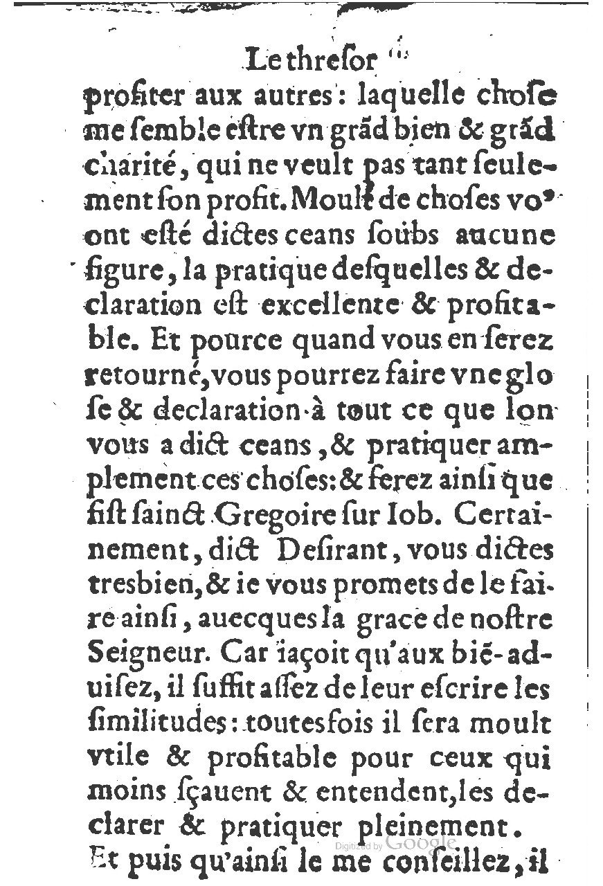 1578 - Guillaume Chaudière - Trésor de dévotion traitant de plusieurs belles vertus - BM Lyon