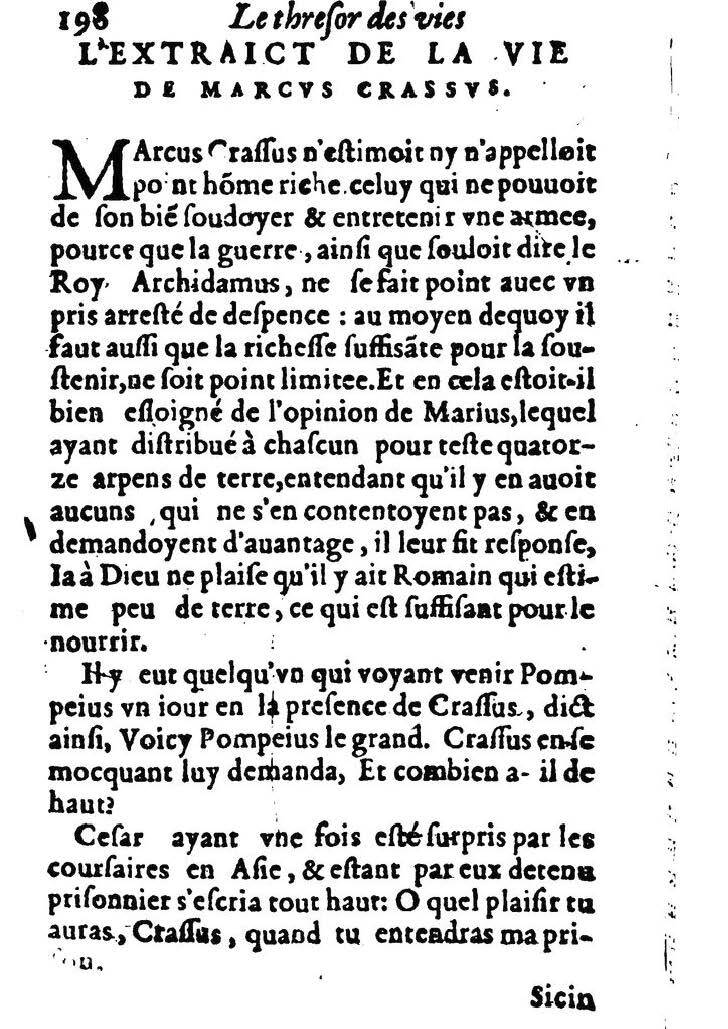 1611 - Pierre Rigaud - Trésor des vies de Plutarque - BM Lyon
