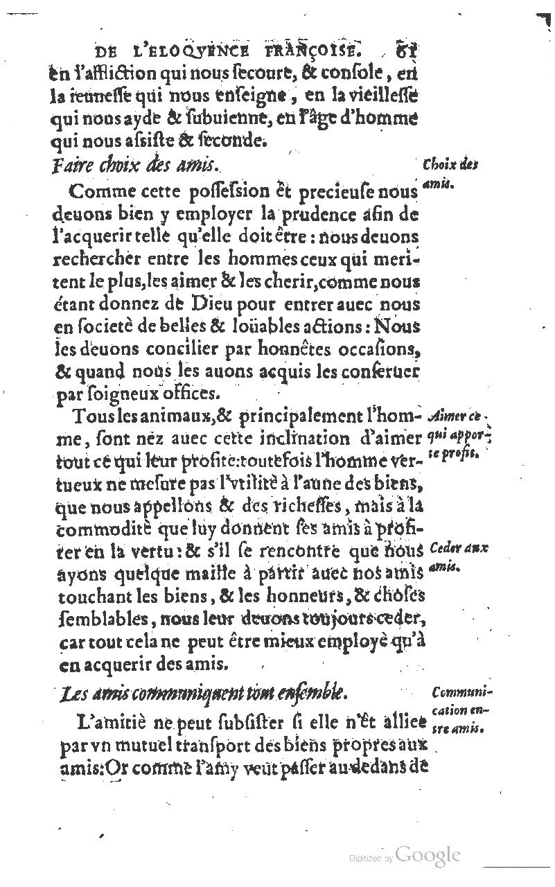 1610 - Louis Coste - Trésor de l’éloquence française (Seconde partie) - BM Lyon