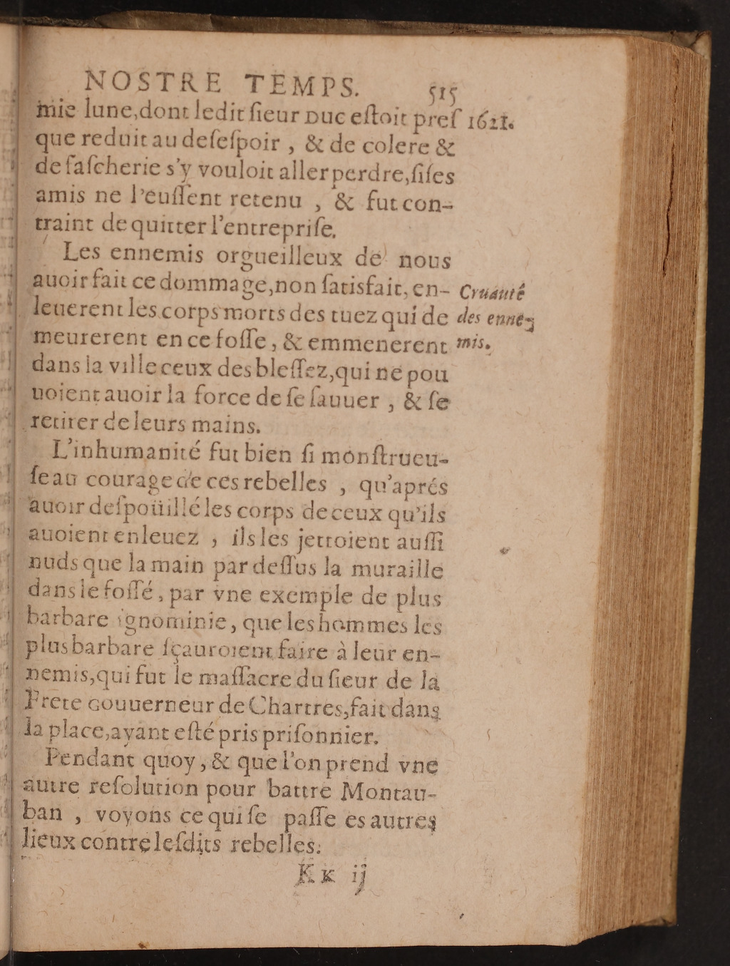 1626 - Joseph Bouillerot - Trésor de l’histoire générale de notre temps - BnF Arsenal