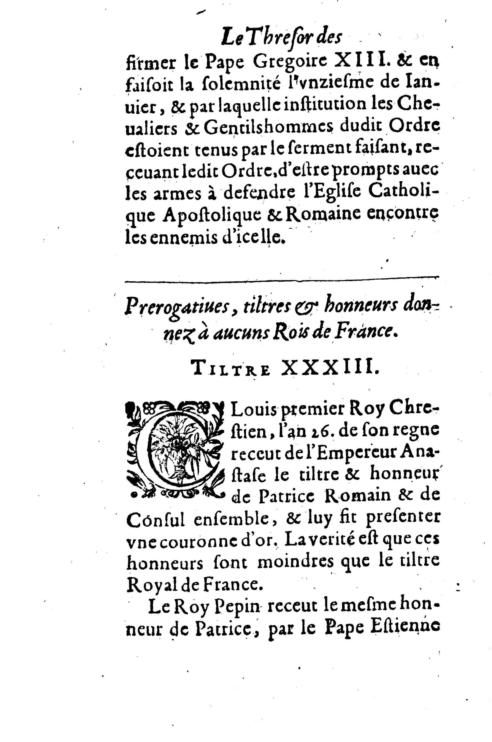 1630 - Jean Corrozet - Trésor des histoires de France - BM Lyon