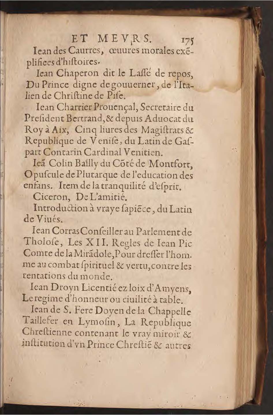 1602 - François Jacquin - Trésor des bons esprits français - BnF Arsenal