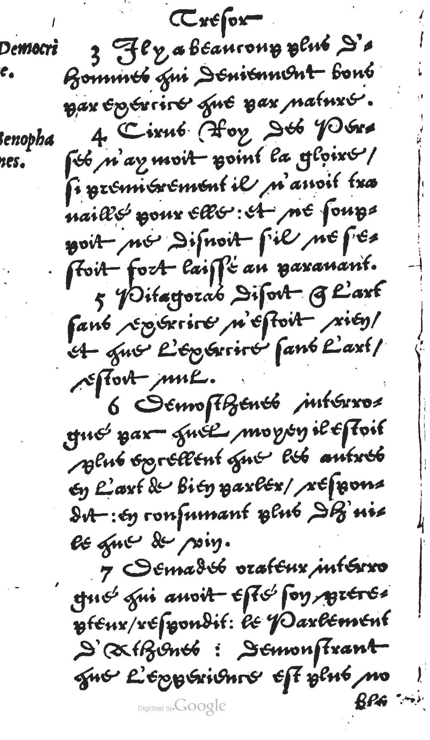 1560 - Jean Bellère - Trésor de vertu - Det Kongelige Bibliotek