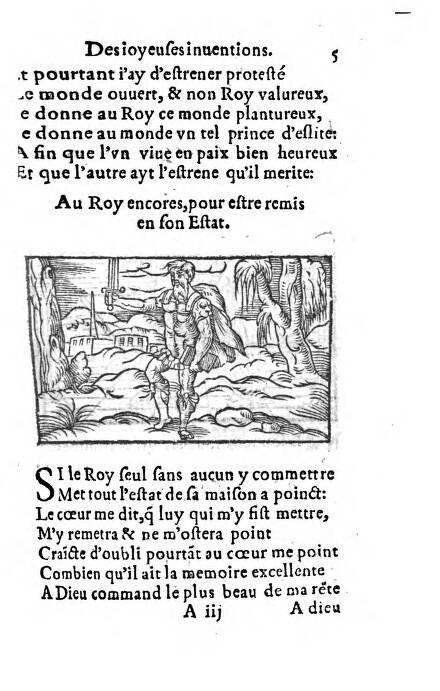 1556c. - Étienne Denise - Trésor des joyeuses inventions du parangon de poésies - ÖNB Vienne