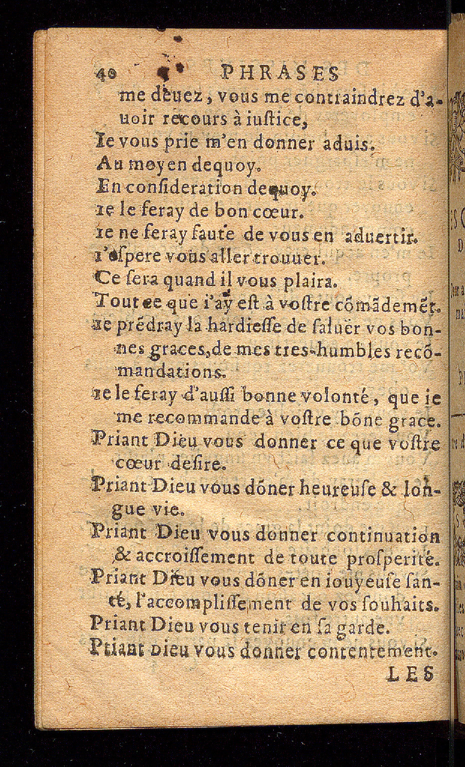 1614 - Barthélemy Vincent - Élite et Trésor des lettres missives - Bâle