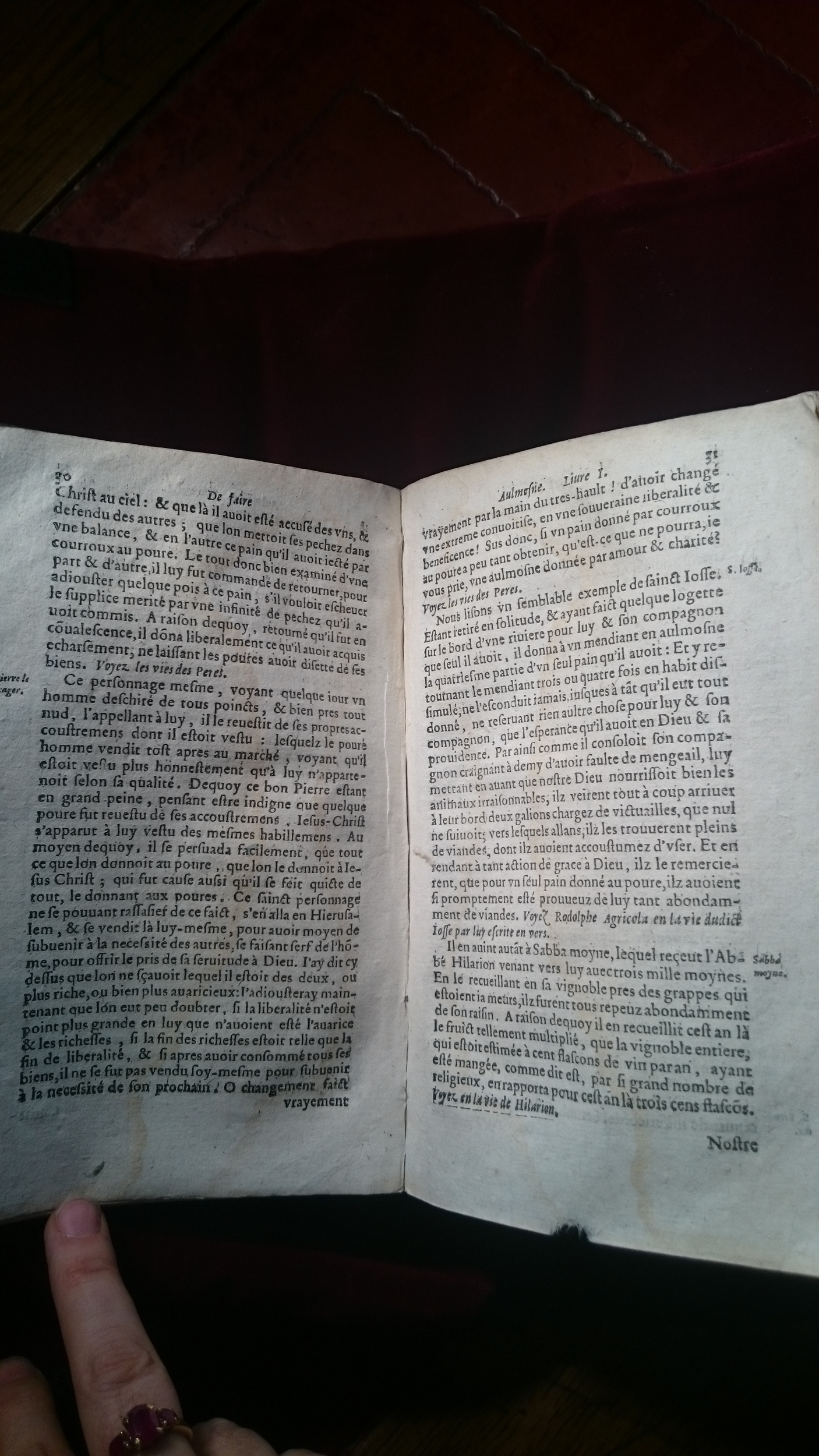 1596 - Jean Bogart - Trésor des faits et dits mémorables des hommes saints et illustres - BM Amiens