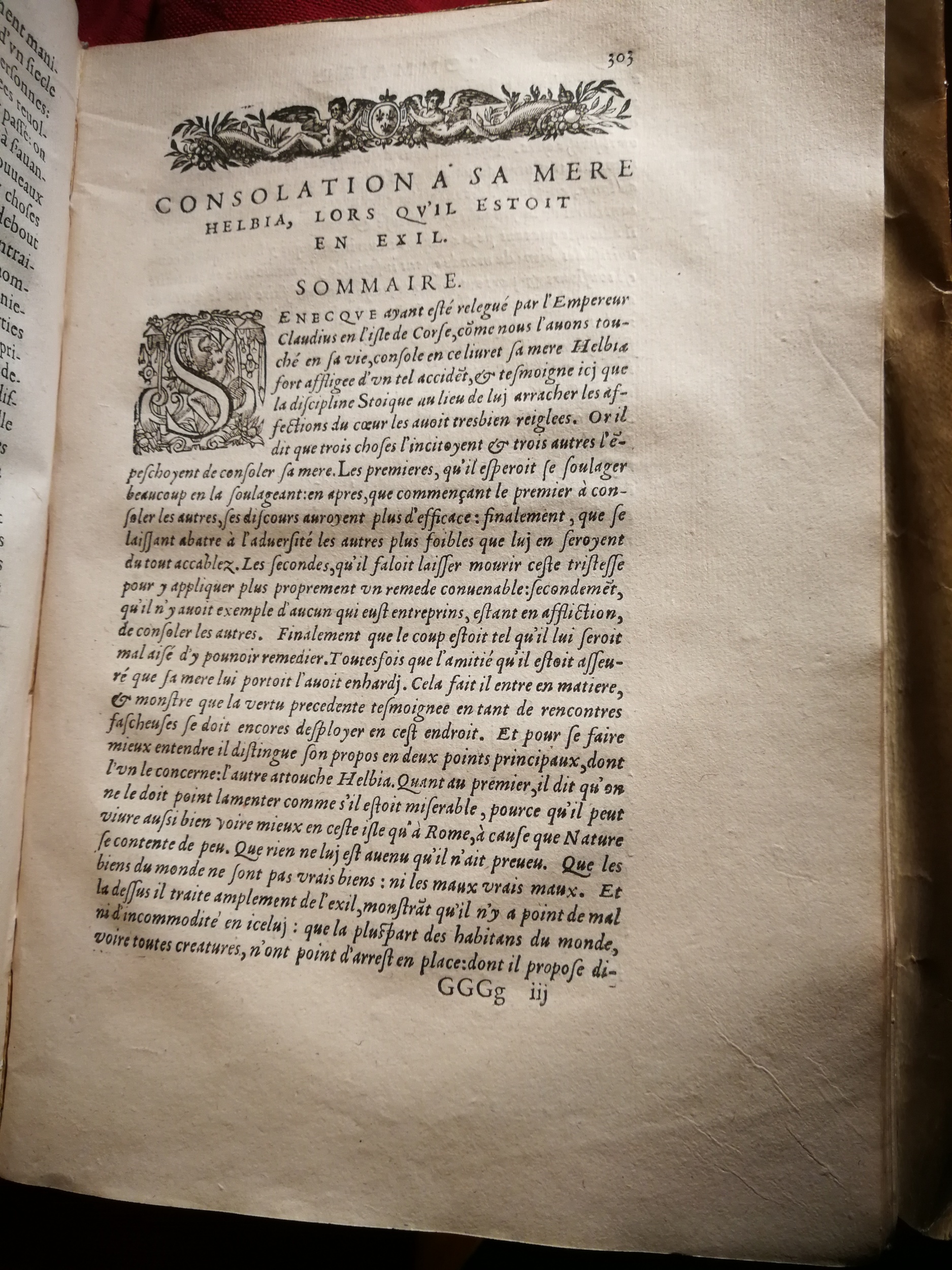 1595 - Jean Houzé - Œuvres morales et mêlées de Sénèque, Trésor de philosophie morale - T. 1 - BnF