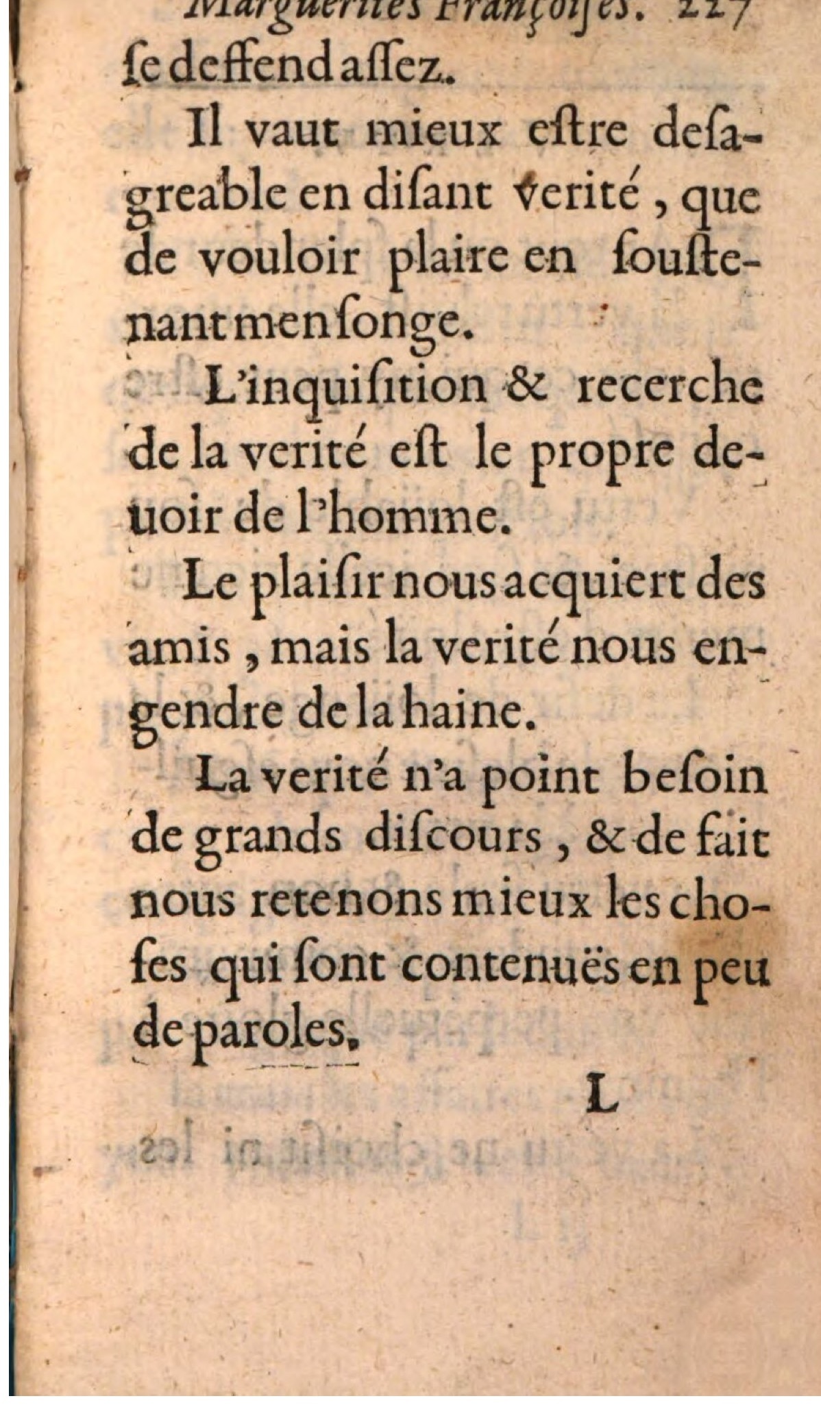 1611 - Théodore Reinsart - La Suitte des marguerites françoises, ou second thresor du bien dire - BSB Munich 1611 - Théodore Reinsart - La Suitte des marguerites françoises, ou second thresor du bien dire - BSB Munich