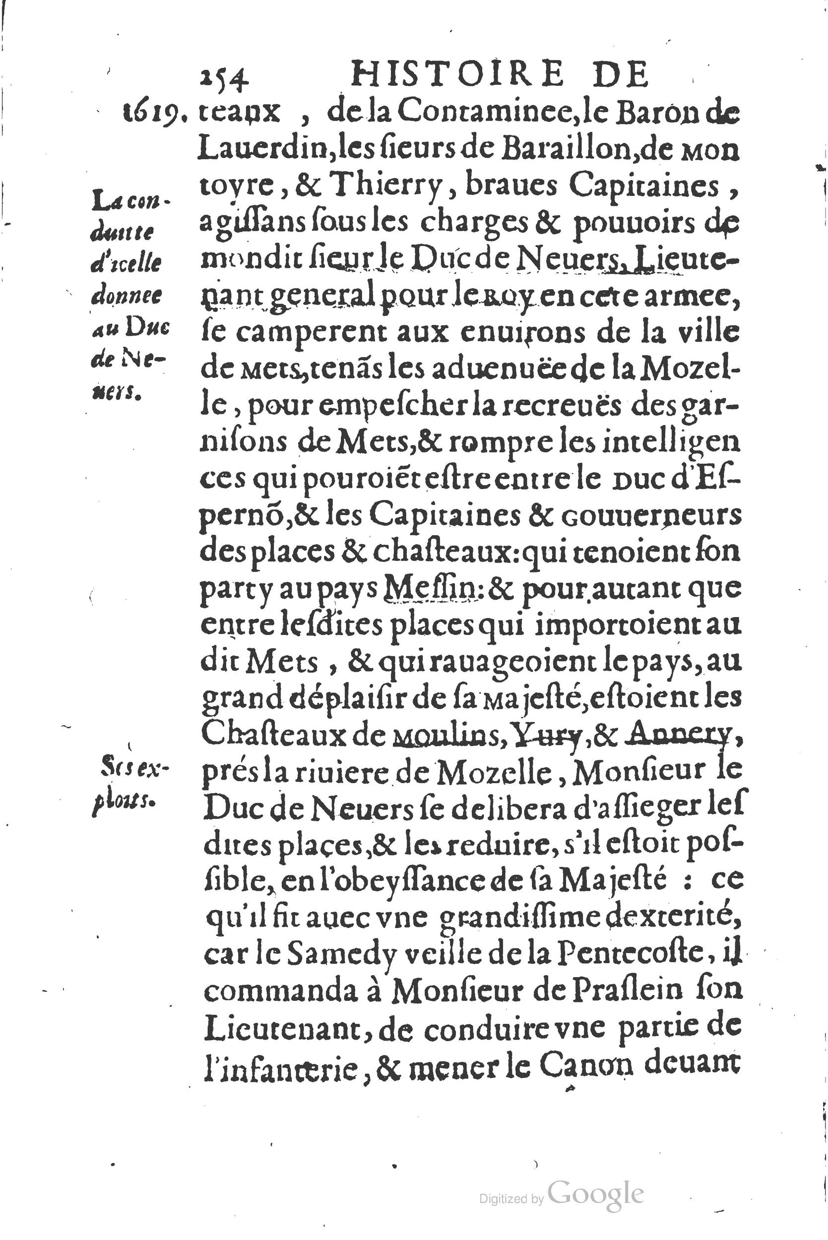 1626 - Joseph Bouillerot - Trésor de l’histoire générale de notre temps - BSB Munich