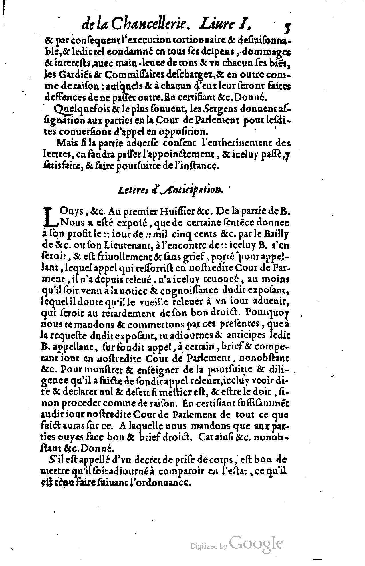 1614 - Jean Richer - Trésor du nouveau style et protocole de la chancellerie de France - BSB Munich