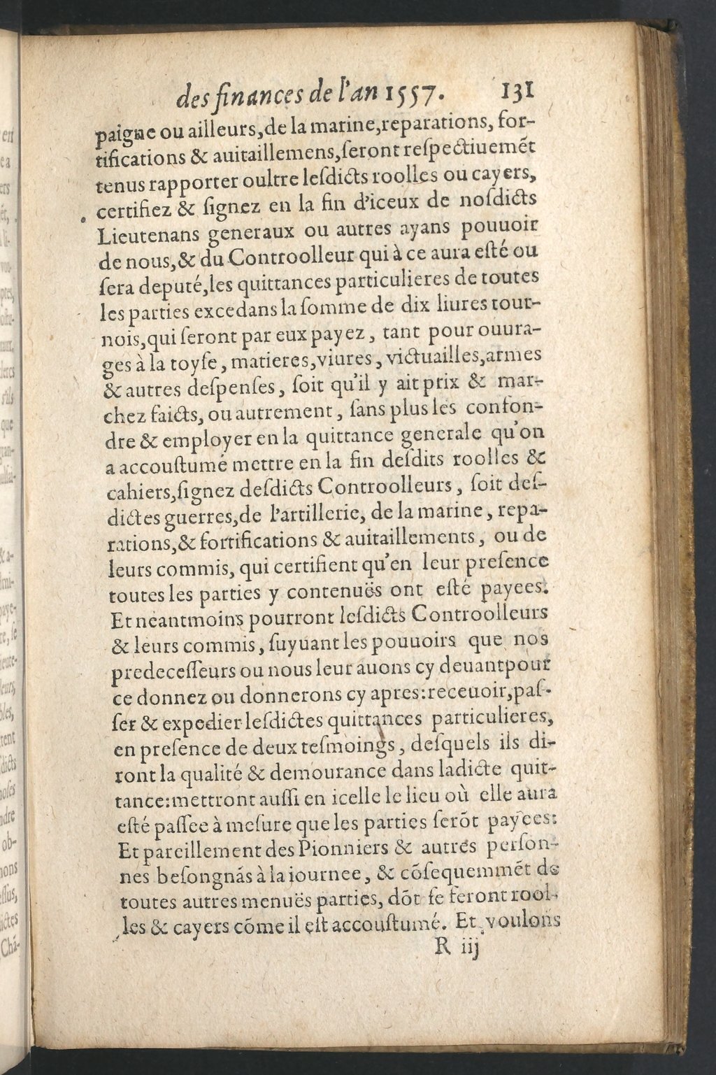 1599 - Claude de Monstr’oeil et Jean Richer - Trésor des instructions des finances - BnF