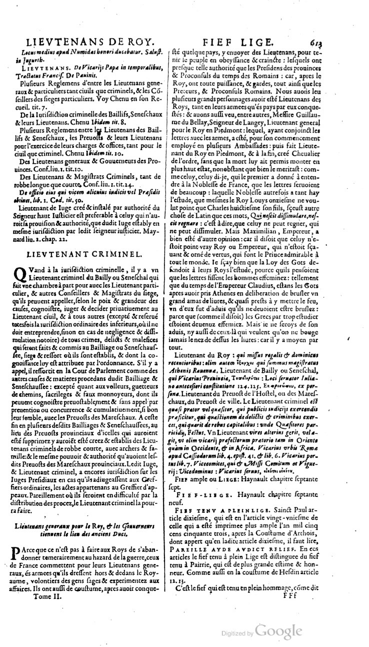 1629 - Veuve Nicolas Buon - Trésor du droit français (21754 T. 2) - BM Lyon