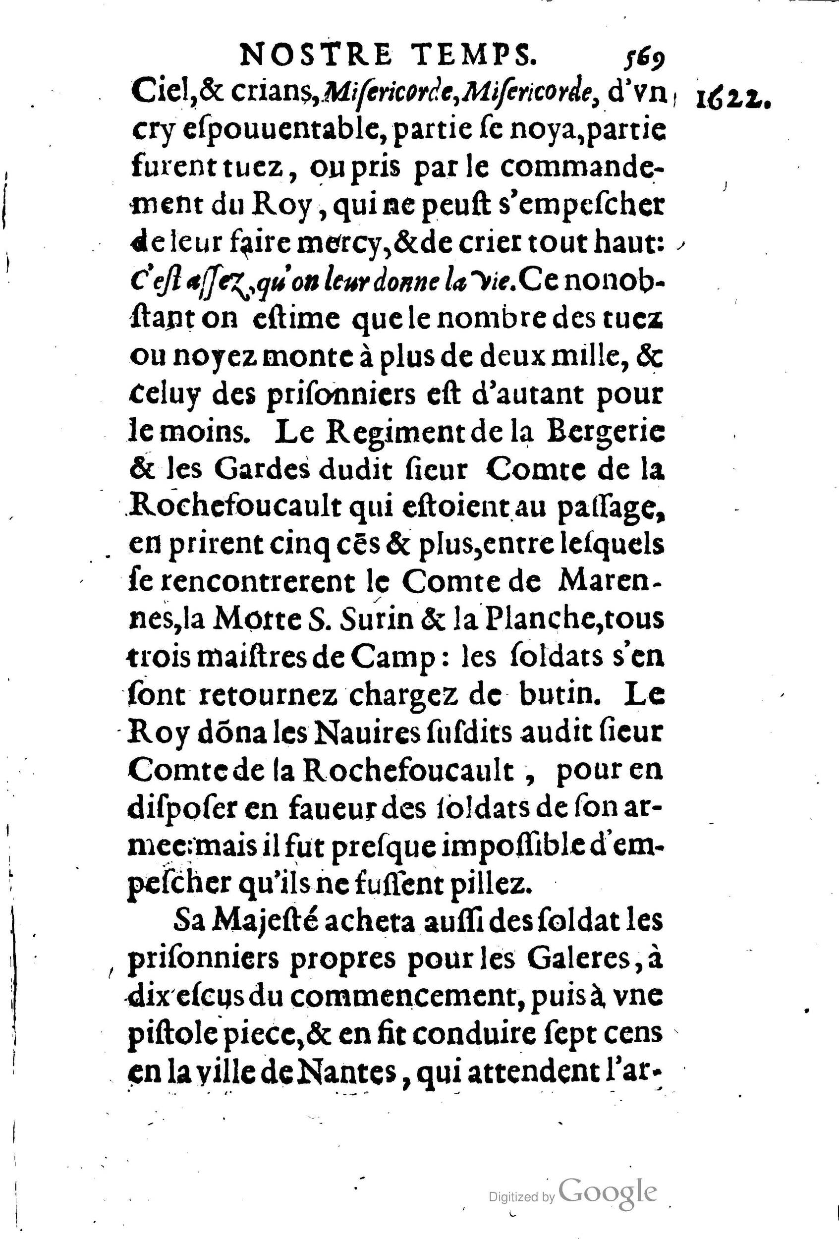 1623 - Joseph Bouillerot - Trésor de l’histoire générale de notre temps - BM Lyon
