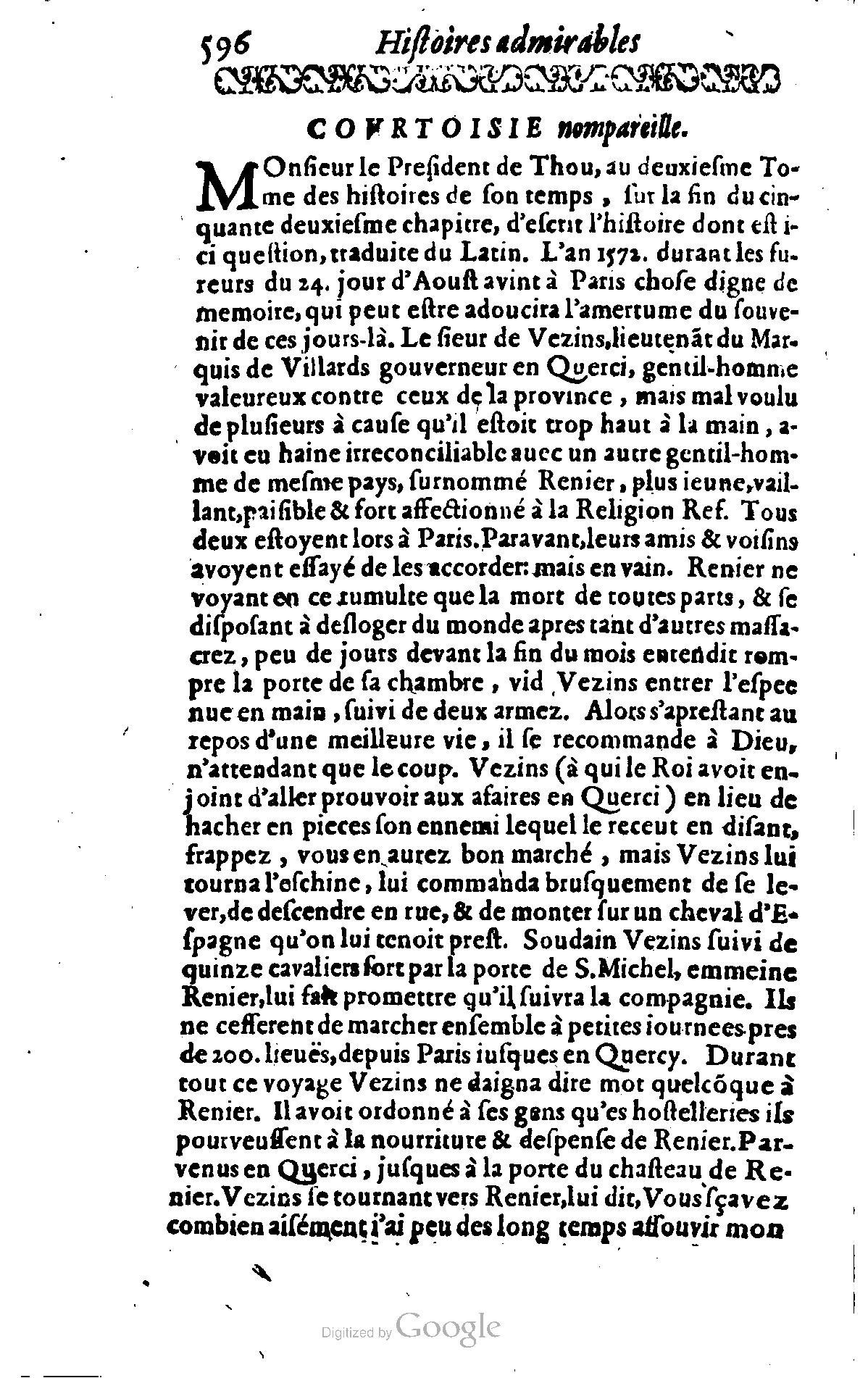1628 - Jacques Crespin - Trésor d’histoires admirables et mémorables - BSB Munich 1628 - Jacques Crespin - Trésor d’histoires admirables et mémorables - BSB Munich