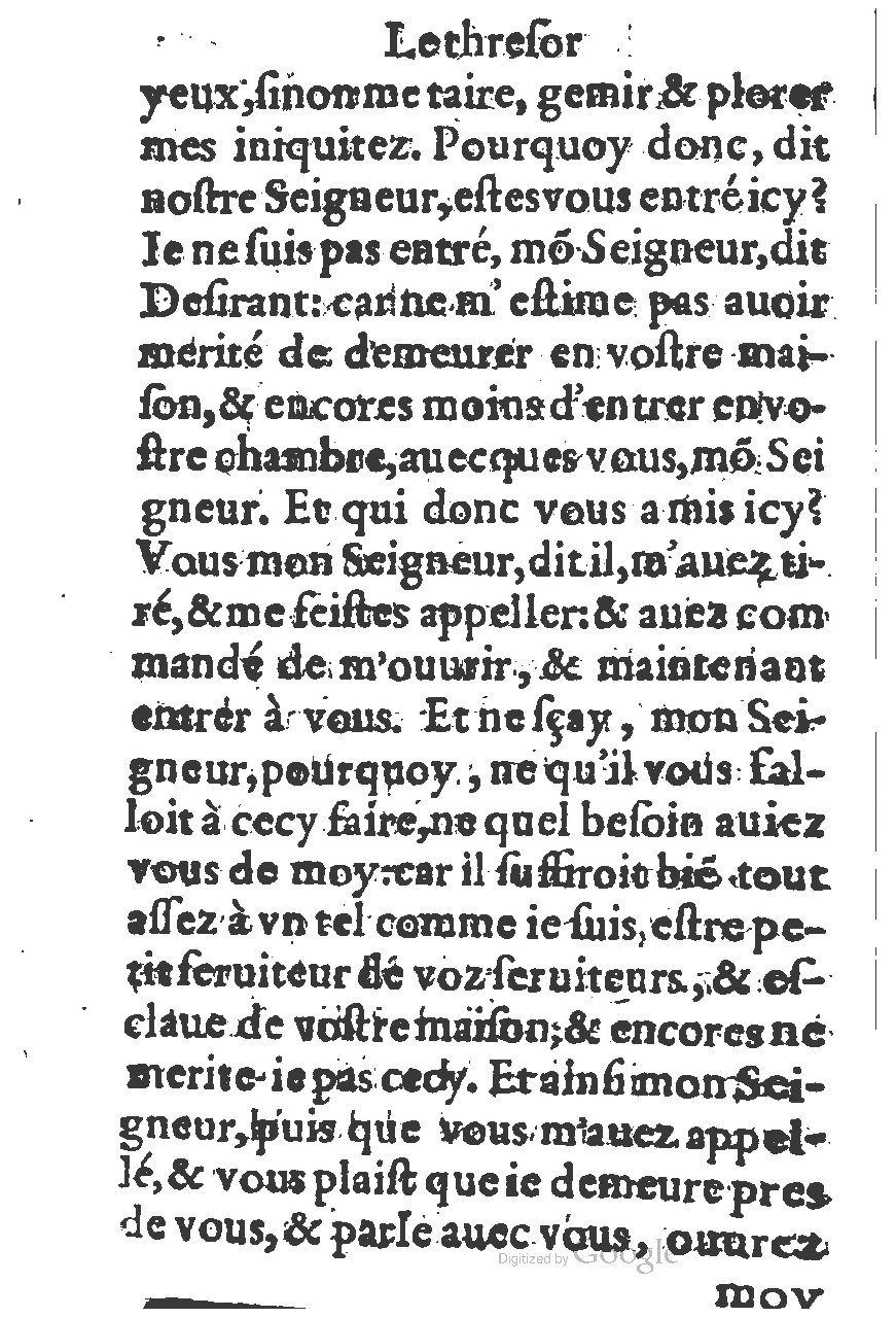 1578 - Guillaume Chaudière - Trésor de dévotion traitant de plusieurs belles vertus - BM Lyon
