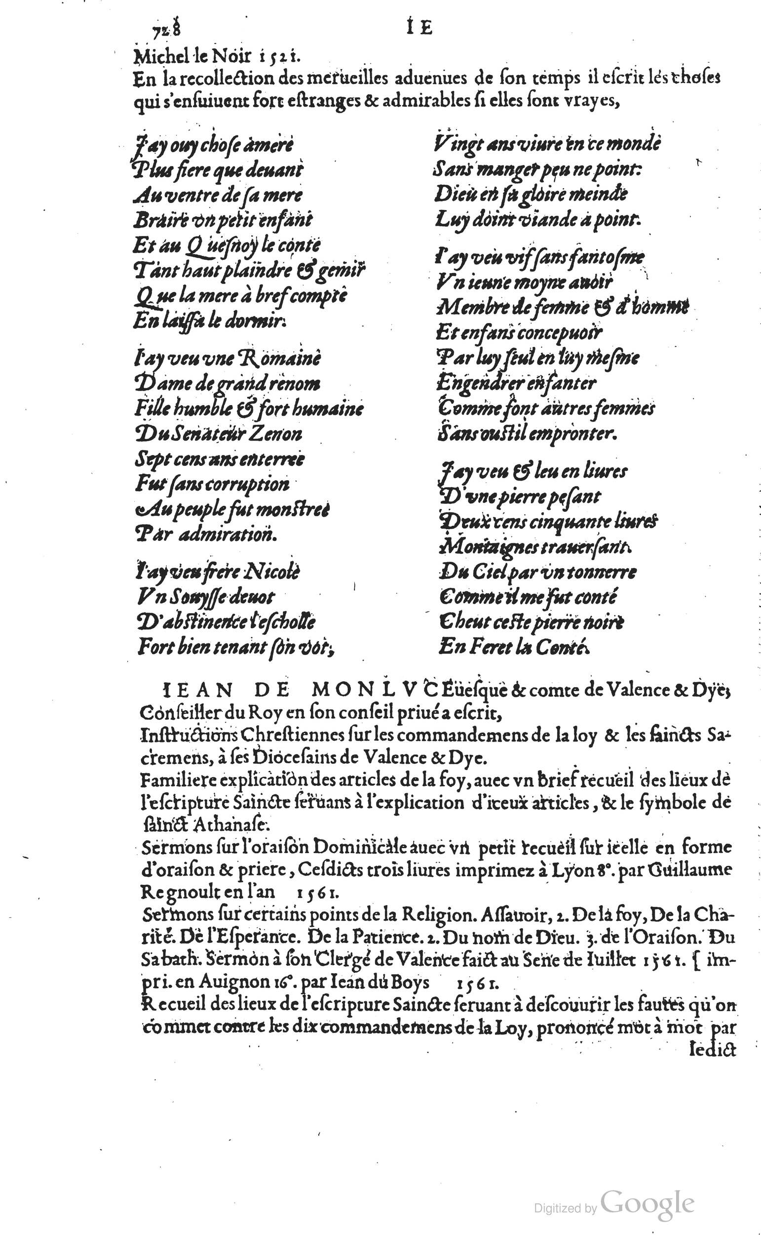 1585 - Barthélemy Honorat - Bibliothèques françaises - BSB Munich