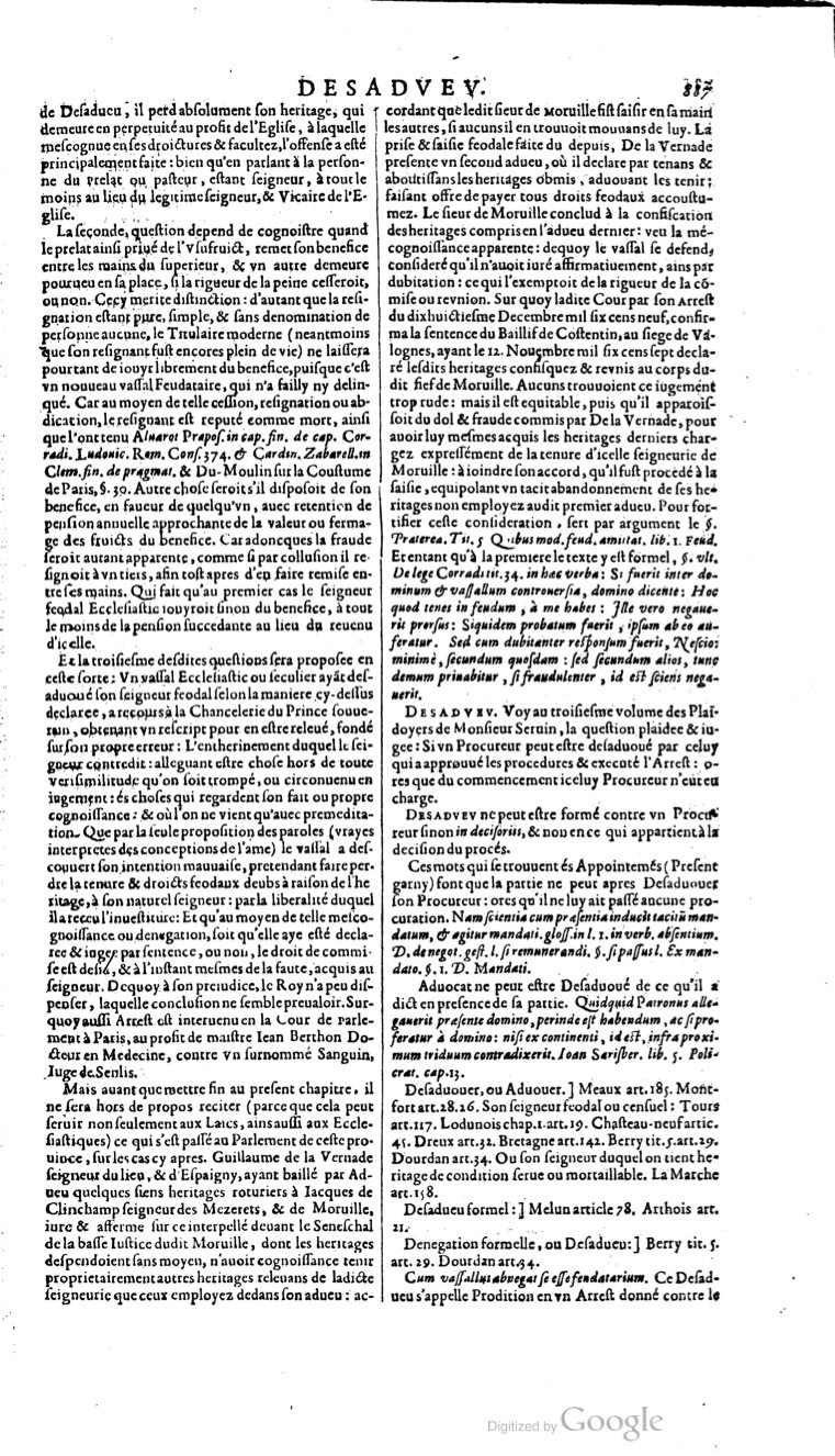 1629 - Veuve Nicolas Buon - Trésor du droit français (21754 T. 1) - BM Lyon