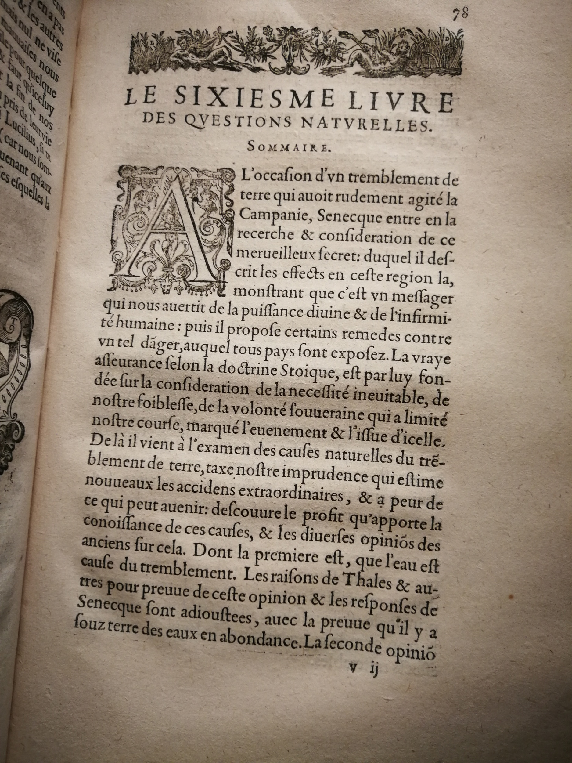 1595 - Jean Houzé - Œuvres morales et mêlées de Sénèque, Trésor de philosophie morale - T. 3 - BnF