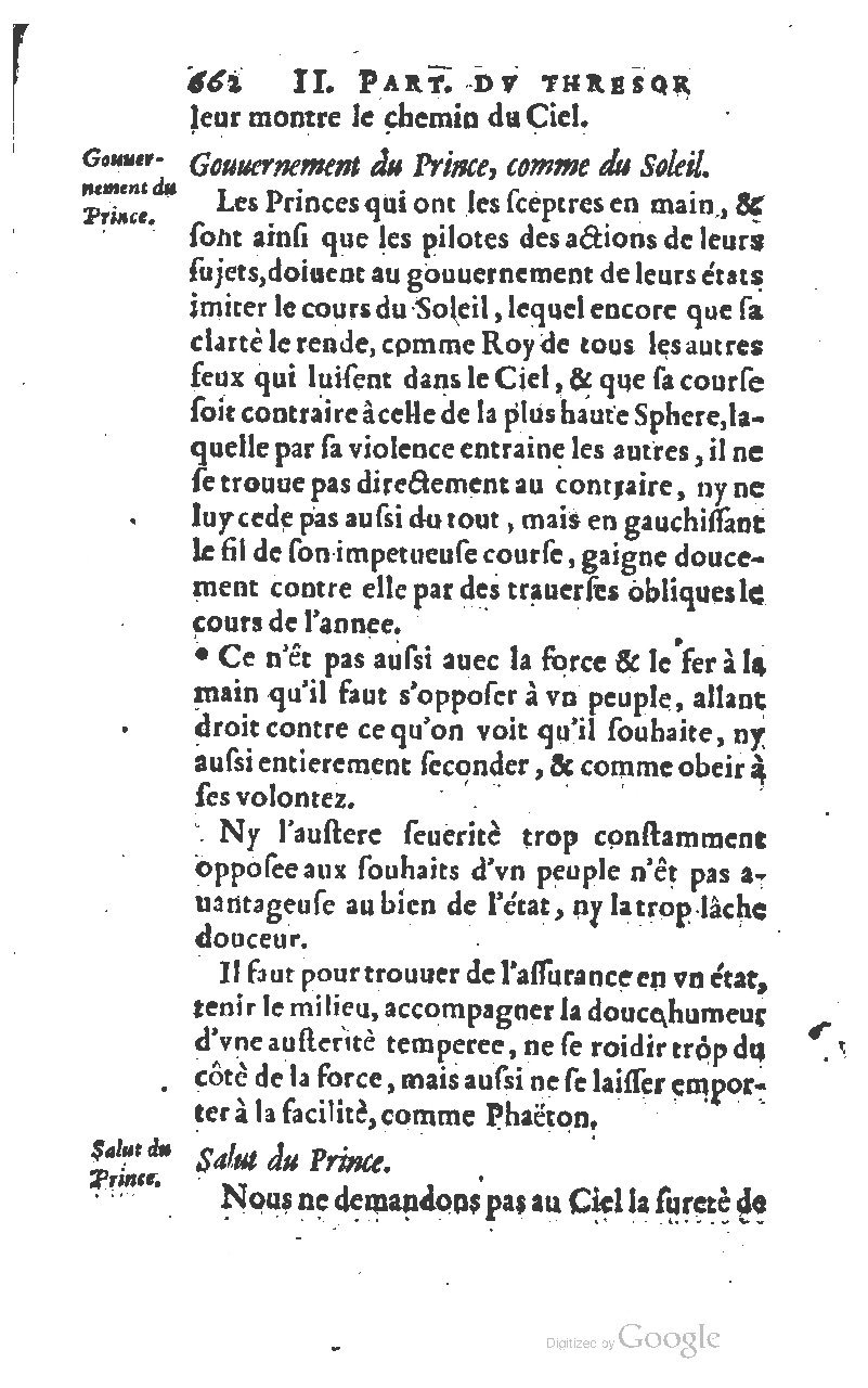 1610 - Louis Coste - Trésor de l’éloquence française (Seconde partie) - BM Lyon