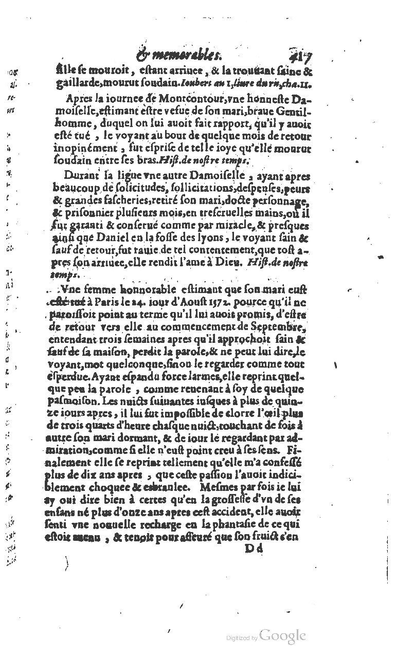 1610 - Paul Marceau - Trésor d’histoires admirables et mémorables - BSB Munich 1610 - Paul Marceau - Trésor d’histoires admirables et mémorables - BSB Munich