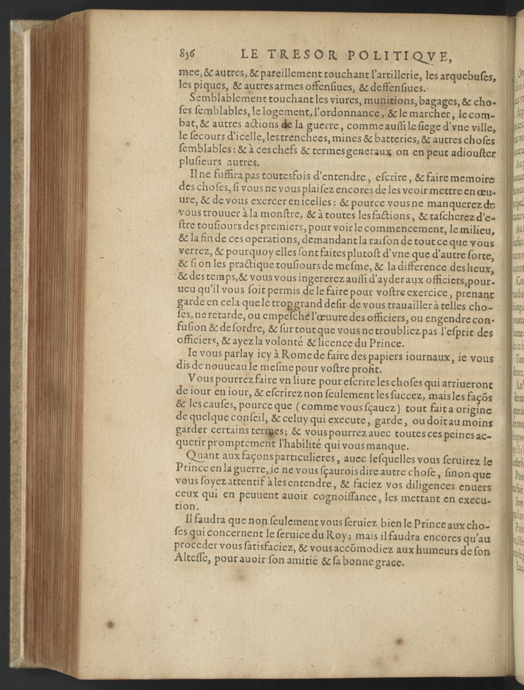 1608 - Nicolas Du Fossé - Trésor politique - BnF Tolbiac