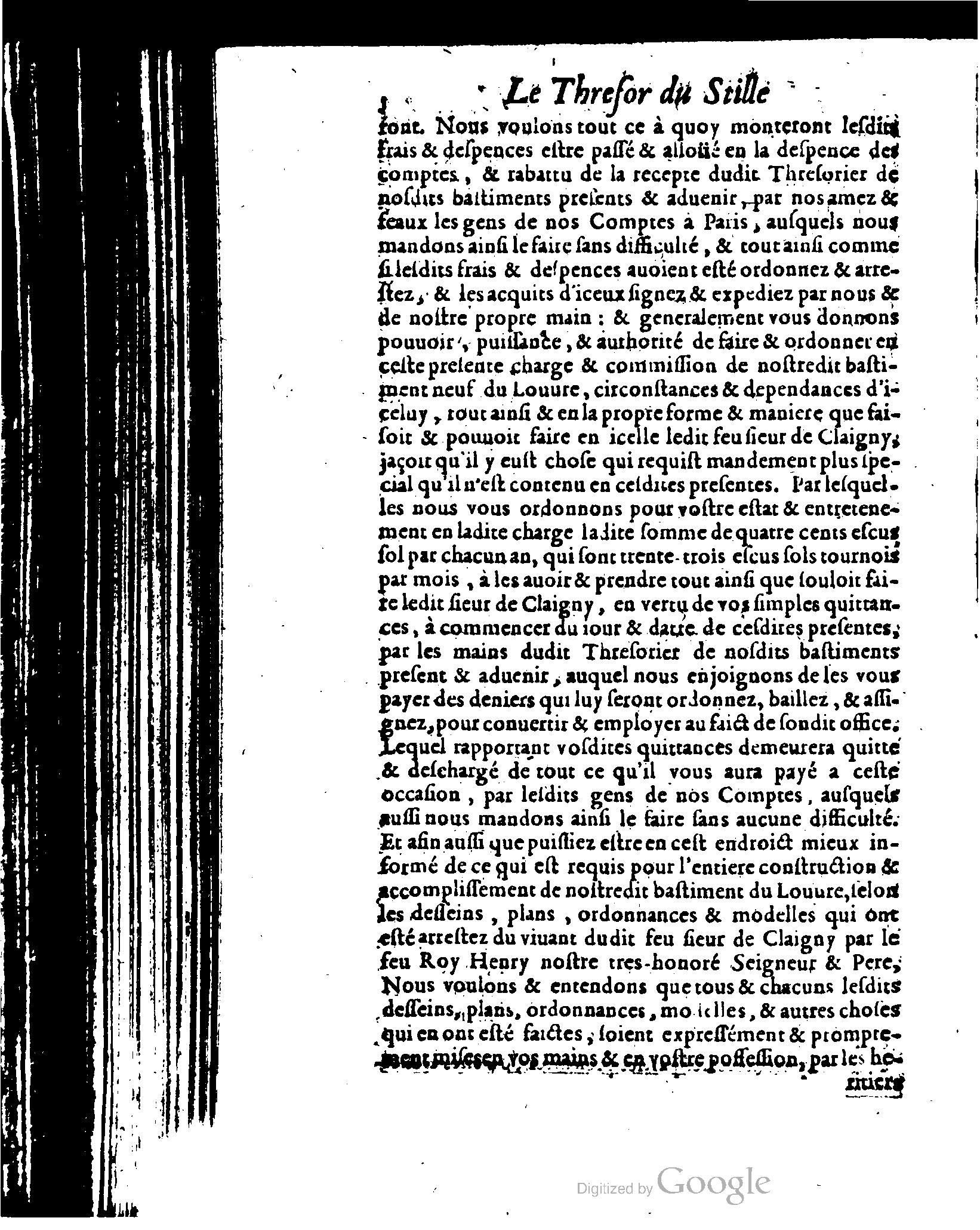 1614 - Jean Richer - Trésor du nouveau style et protocole de la chancellerie de France - BSB Munich