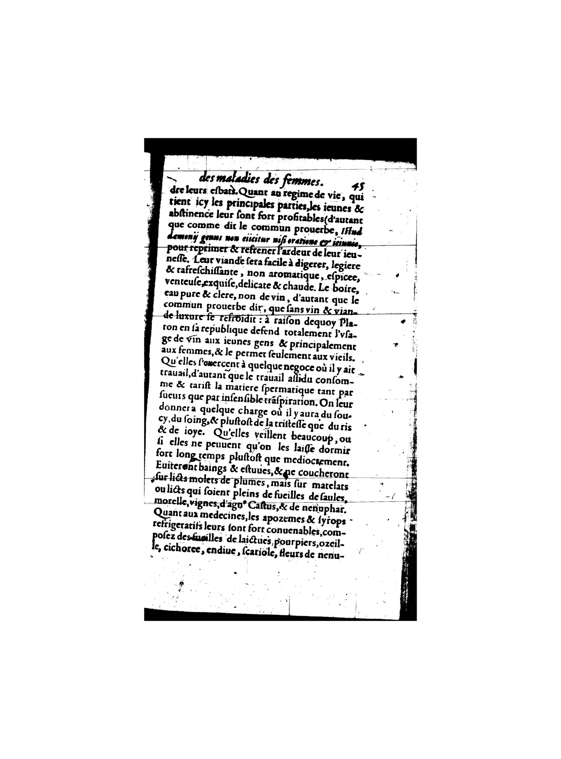 1587 - Jacques du Puis - Trésor des remèdes secrets pour les maladies des femmes - BnF