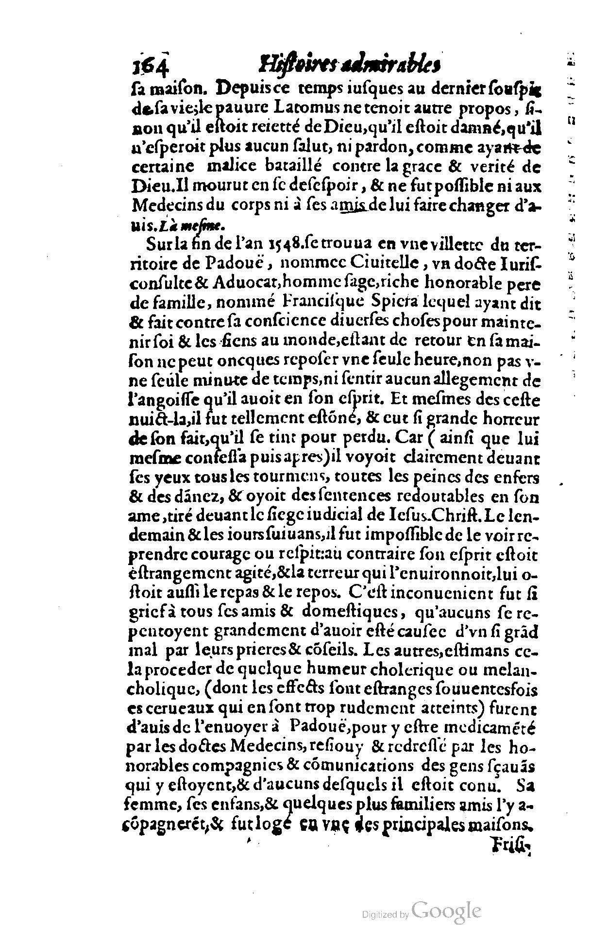 1620 - Samuel Crespin - Trésor d’histoires admirables et mémorables - BCU Lausanne