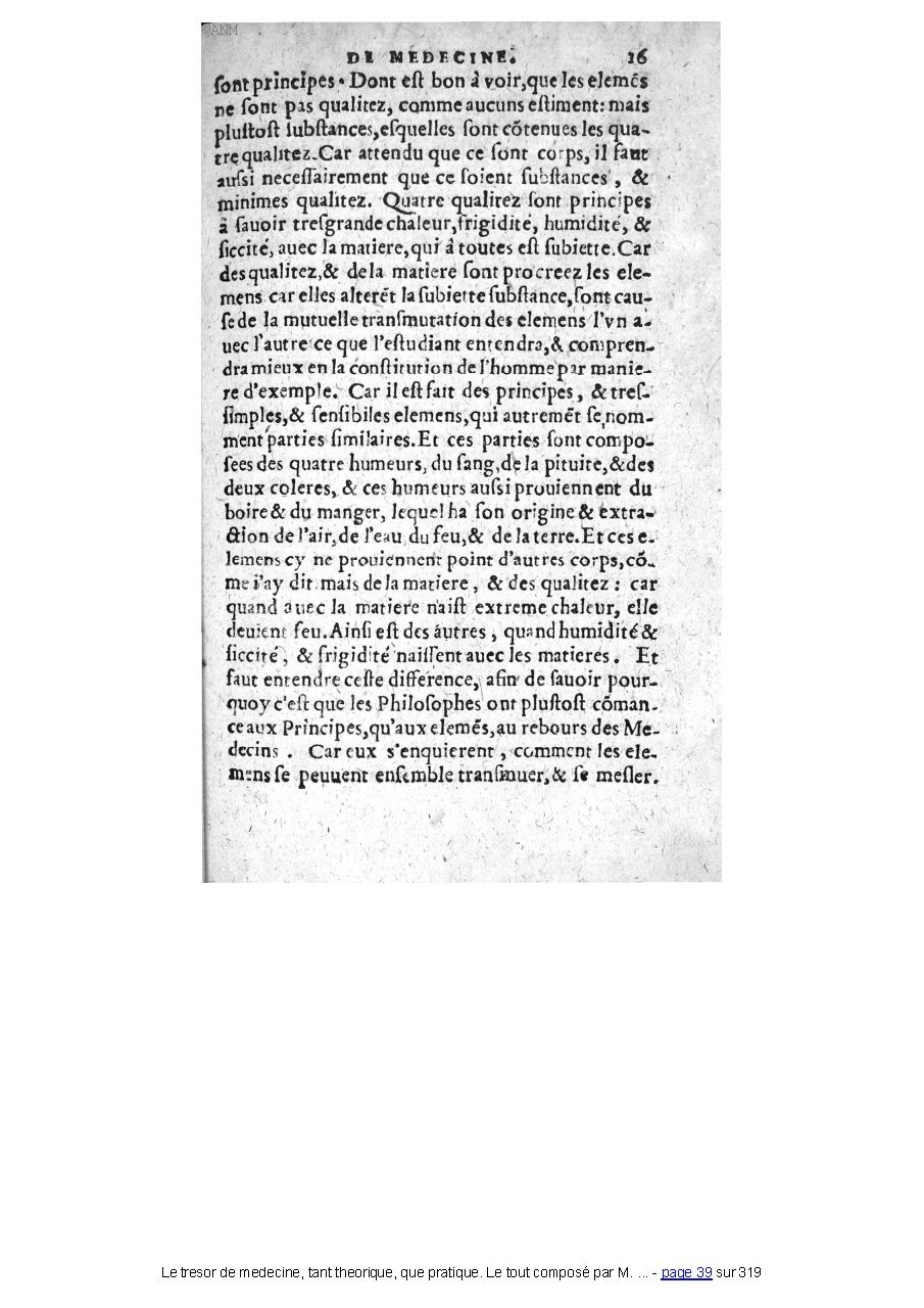 1560 - Pierre et Jan Moine - Trésor de médecine - Université Paris Cité