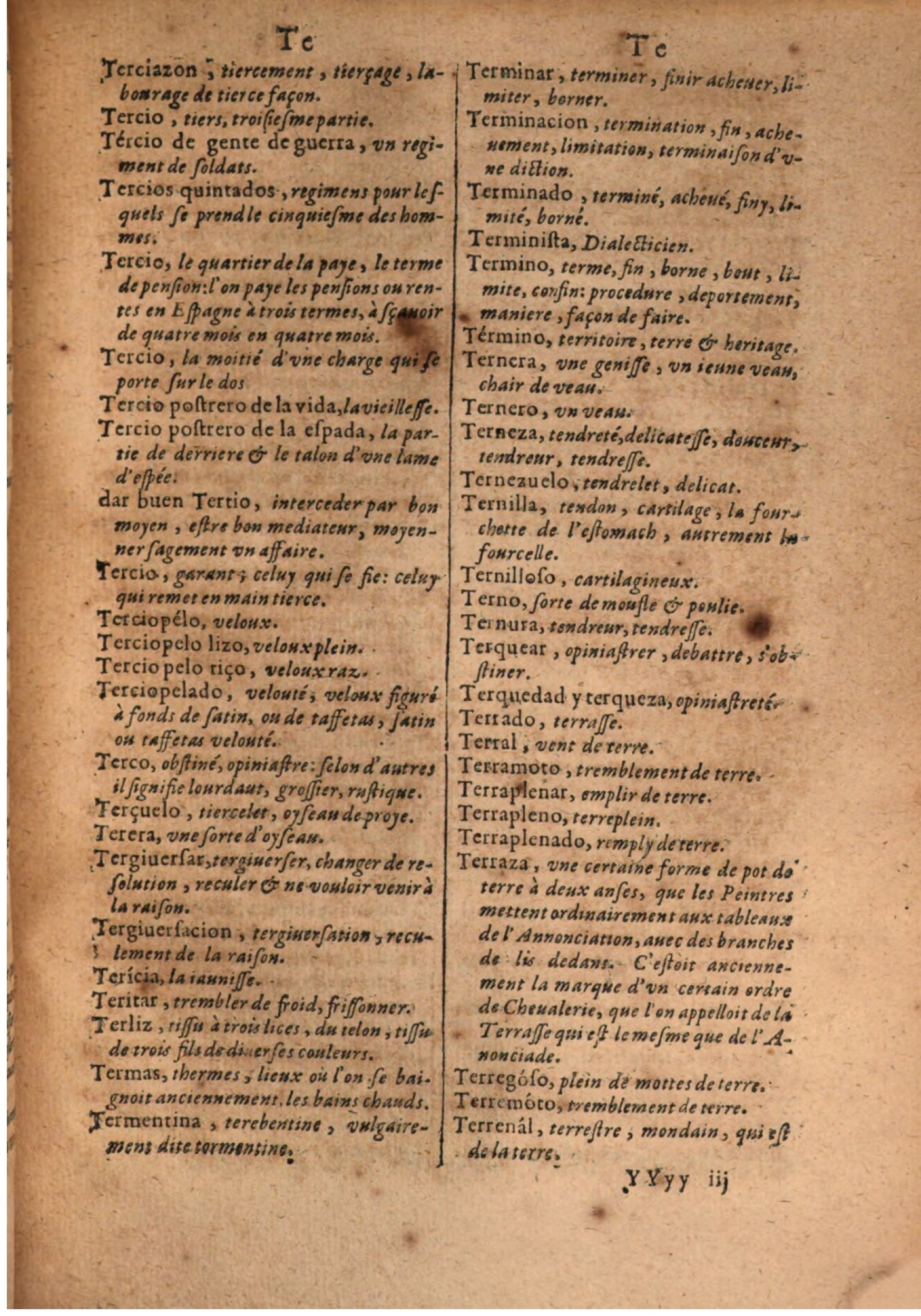 1645 - A. de Sommaville et A. Courbé - Trésor des deux langues espagnole et française - BSB Munich 1645 - A. de Sommaville et A. Courbé - Trésor des deux langues espagnole et française - BSB Munich